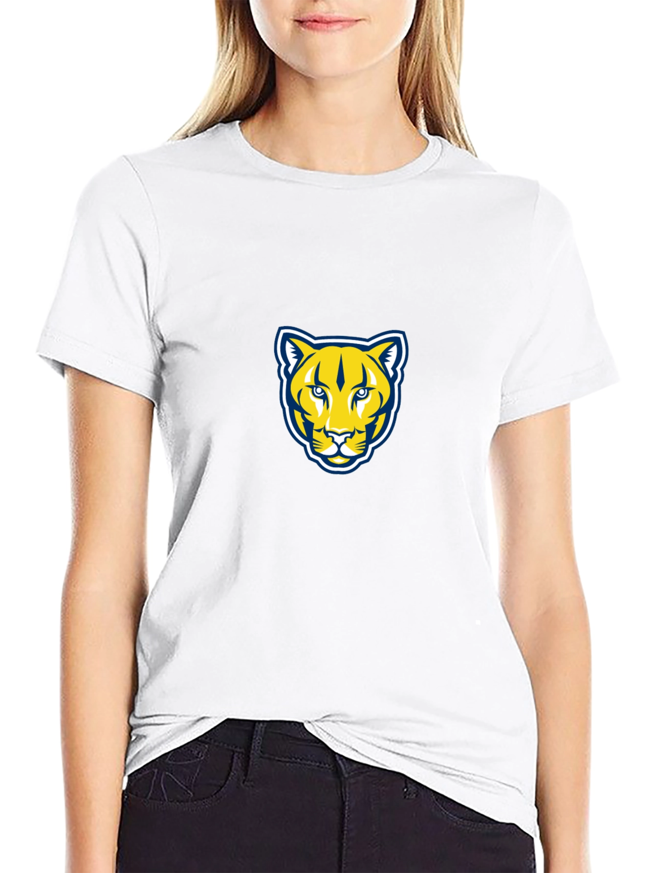 Cougar Graphic T-Shirt - Black