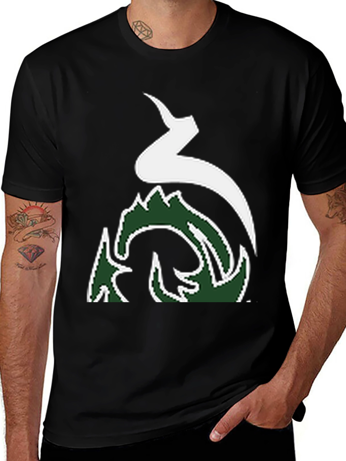 Stylish Graphic Print Tee