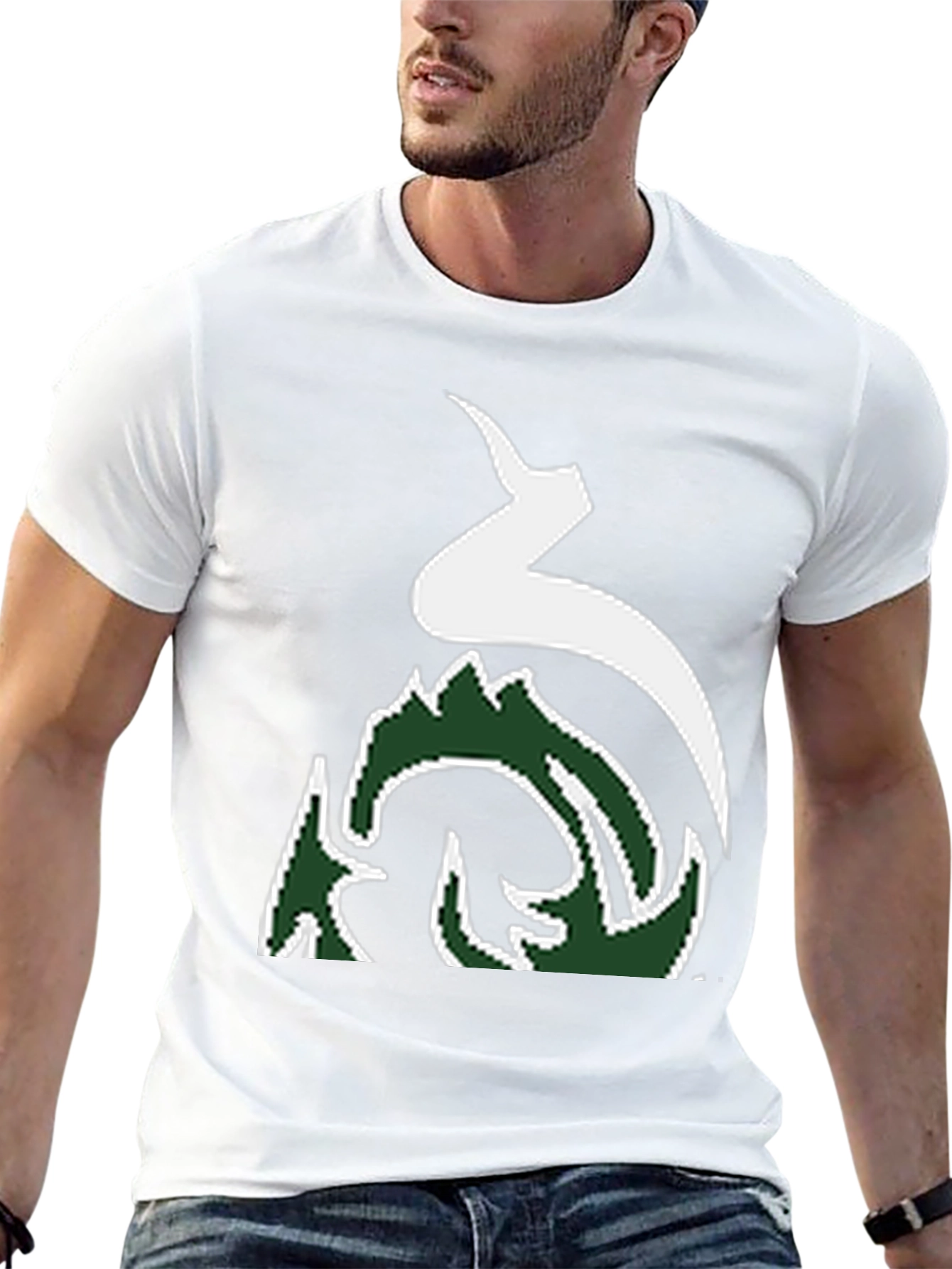 Stylish Graphic Print Tee
