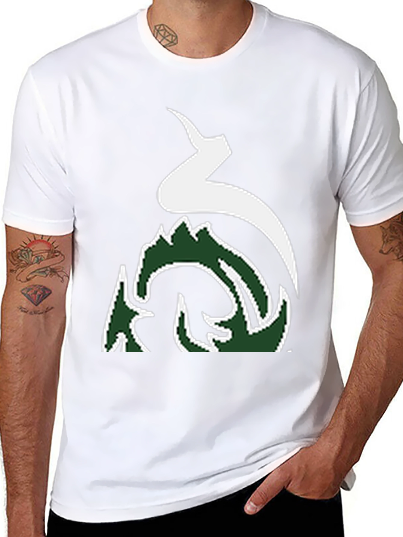 Stylish Graphic Print Tee