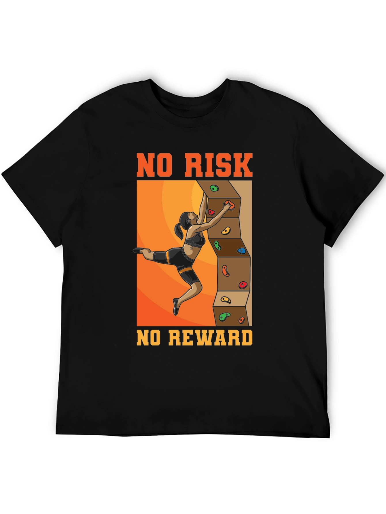 No Risk No Reward Climbing T-Shirt