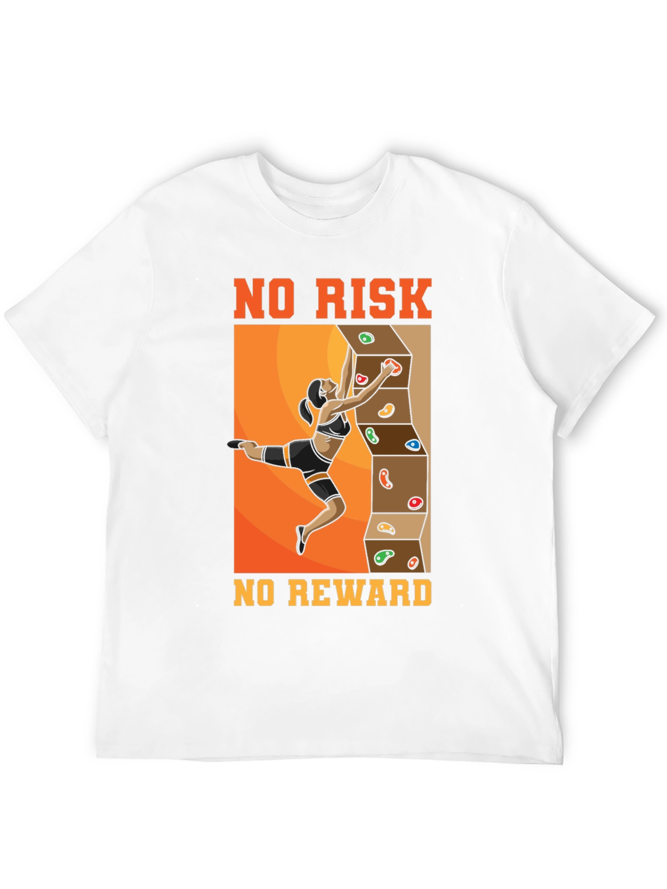No Risk No Reward Climbing T-Shirt