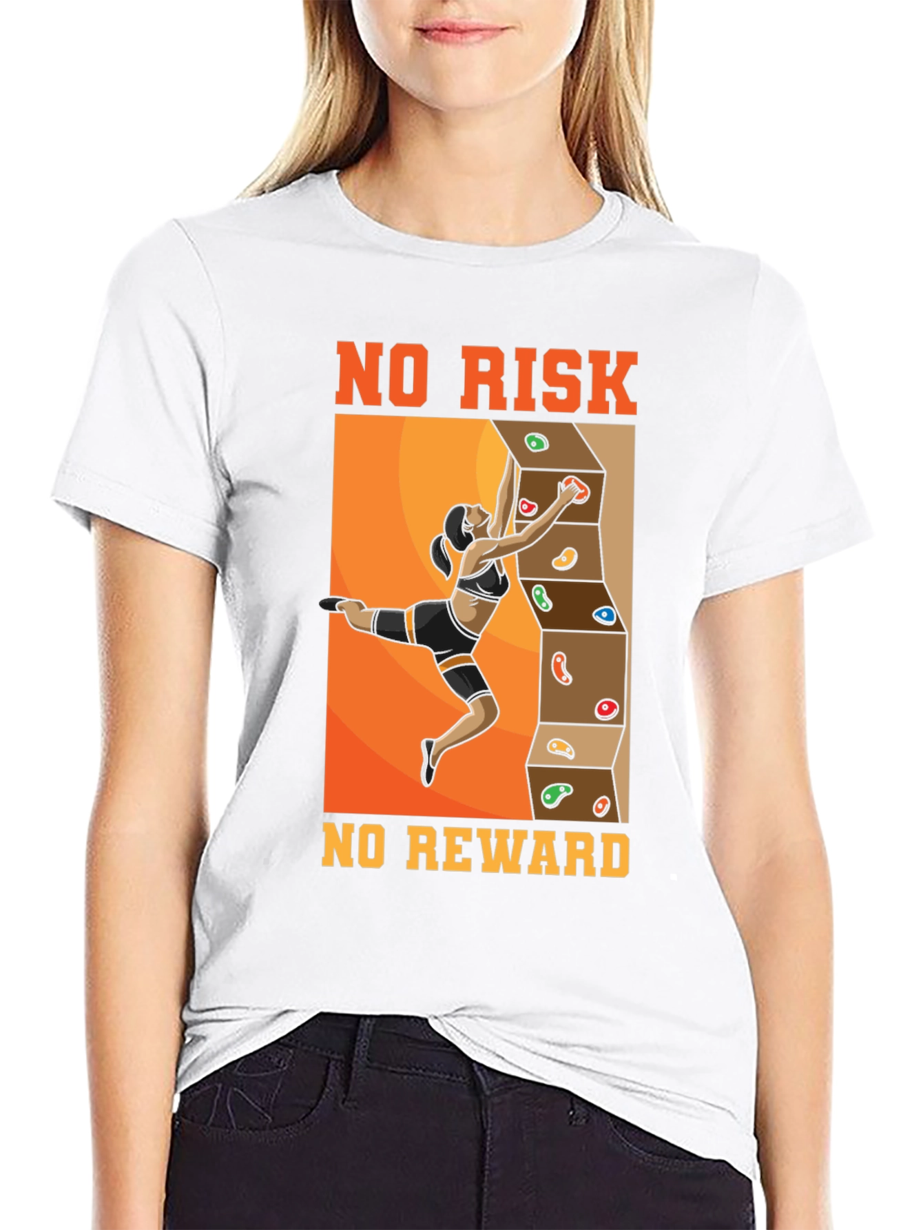 No Risk No Reward Climbing T-Shirt