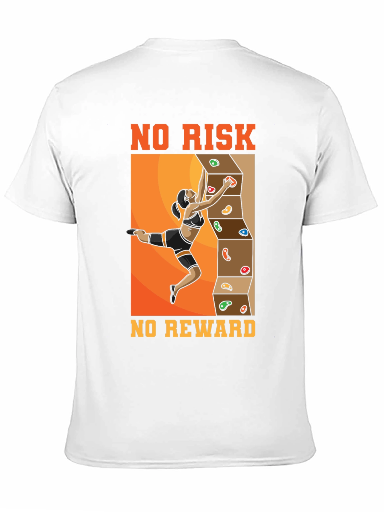 No Risk No Reward Climbing T-Shirt