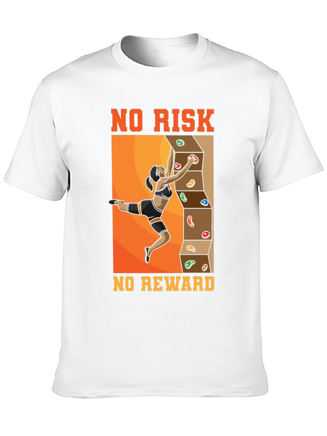 No Risk No Reward Climbing T-Shirt