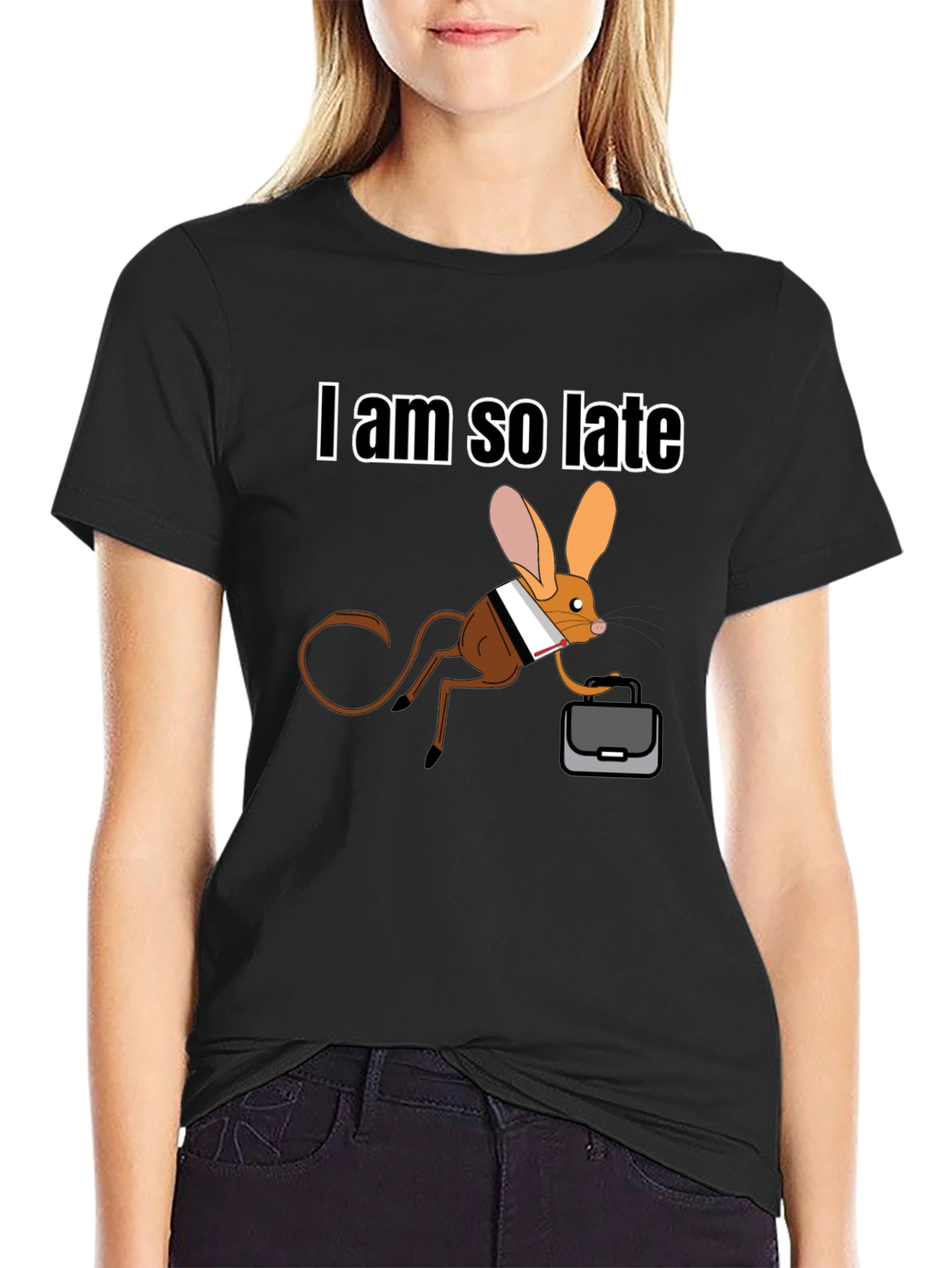 I Am So Late Jerboa T-Shirt