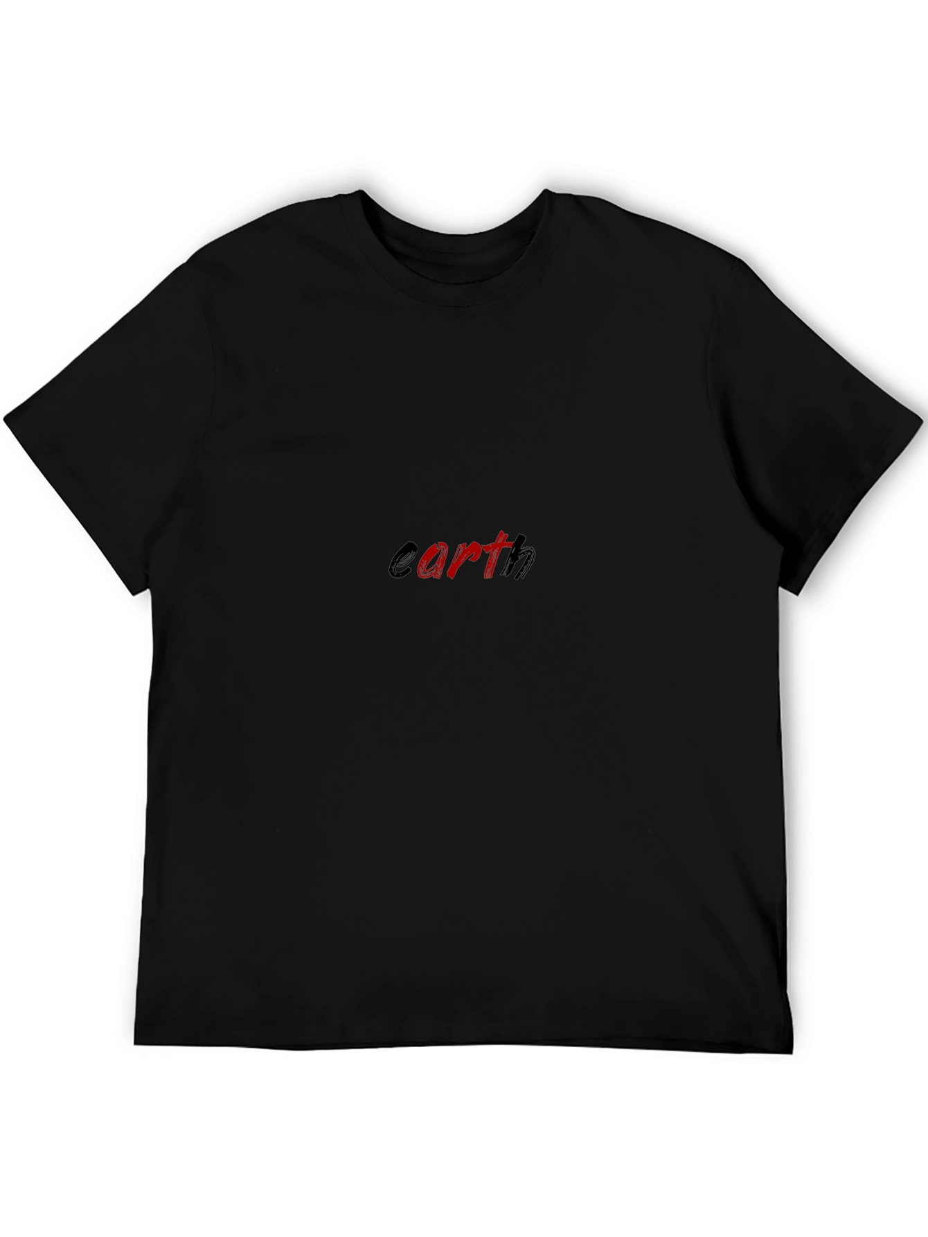 Earth Graphic Black T-Shirt