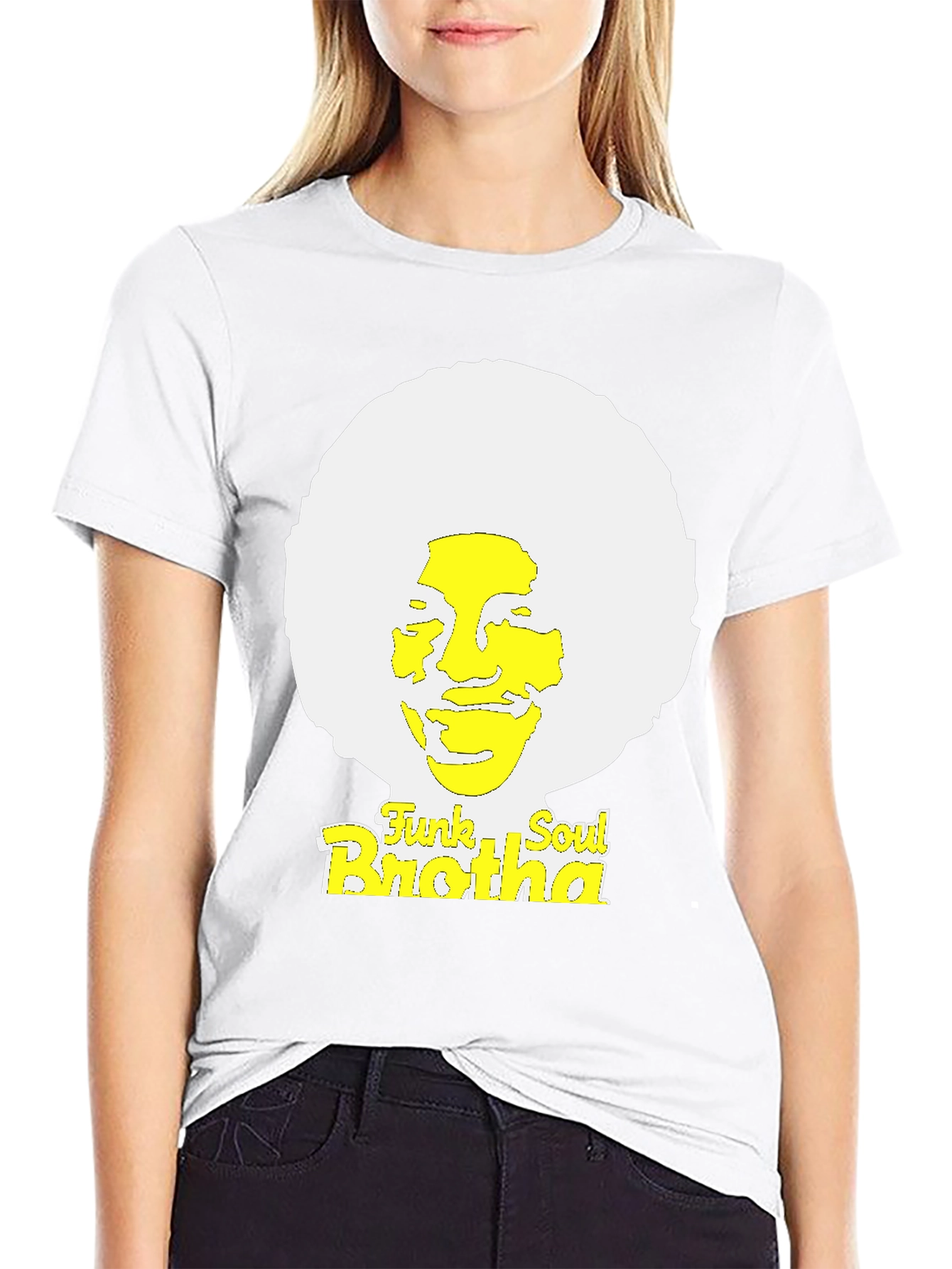 Funk Soul Brotha Graphic T-Shirt - Black