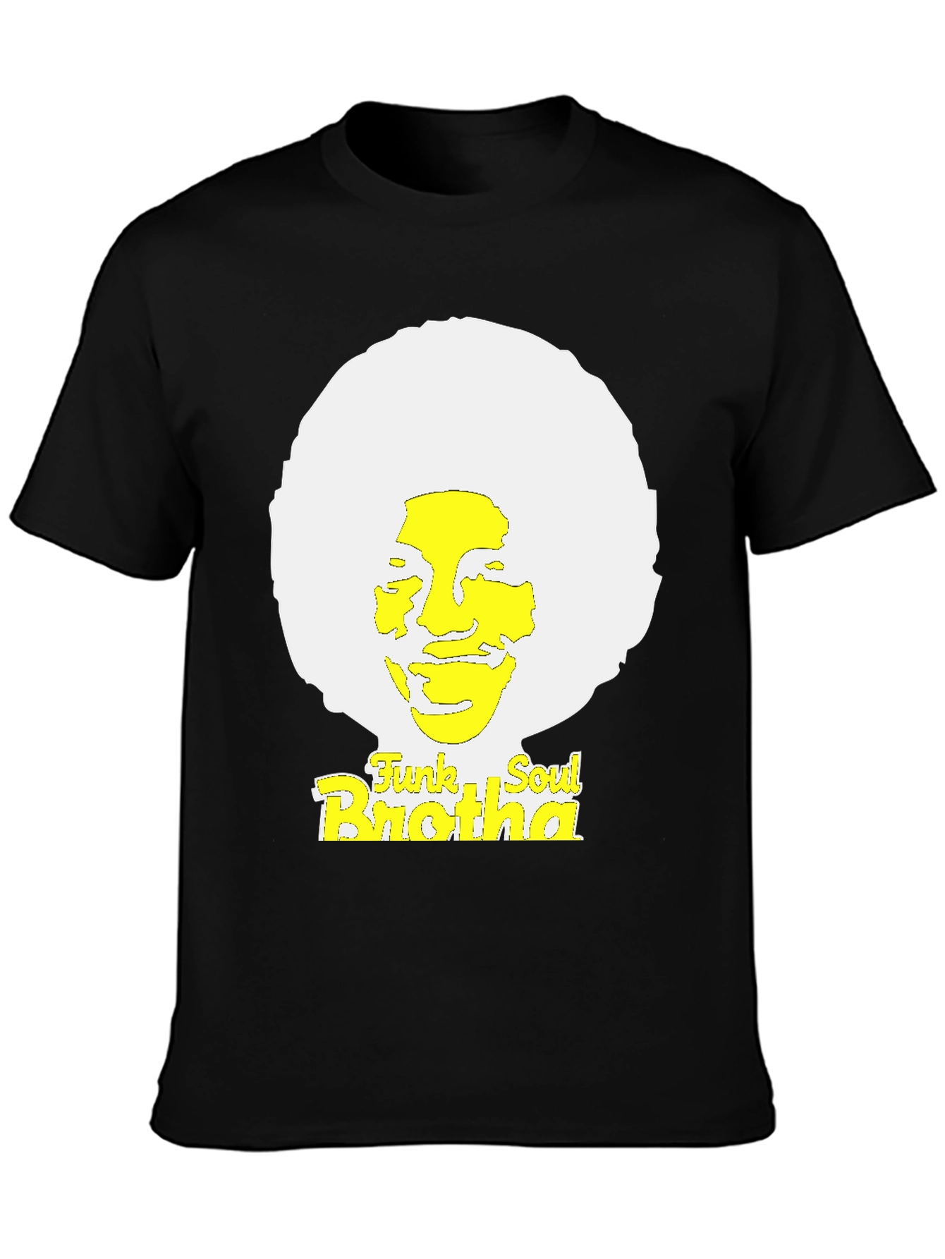 Funk Soul Brotha Graphic T-Shirt - Black