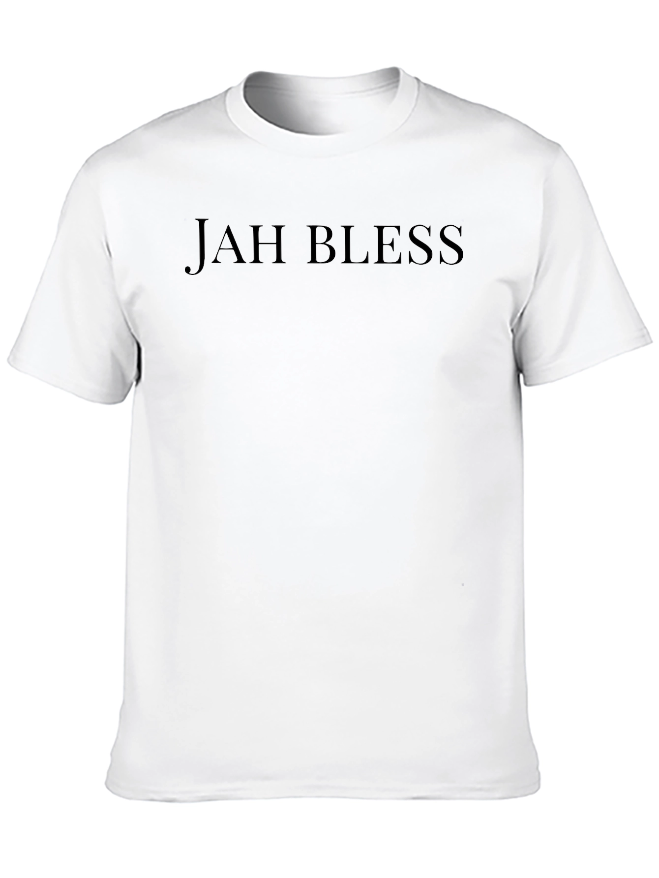 JAH BLESS Black T-Shirt - Classic Crew Neck Tee