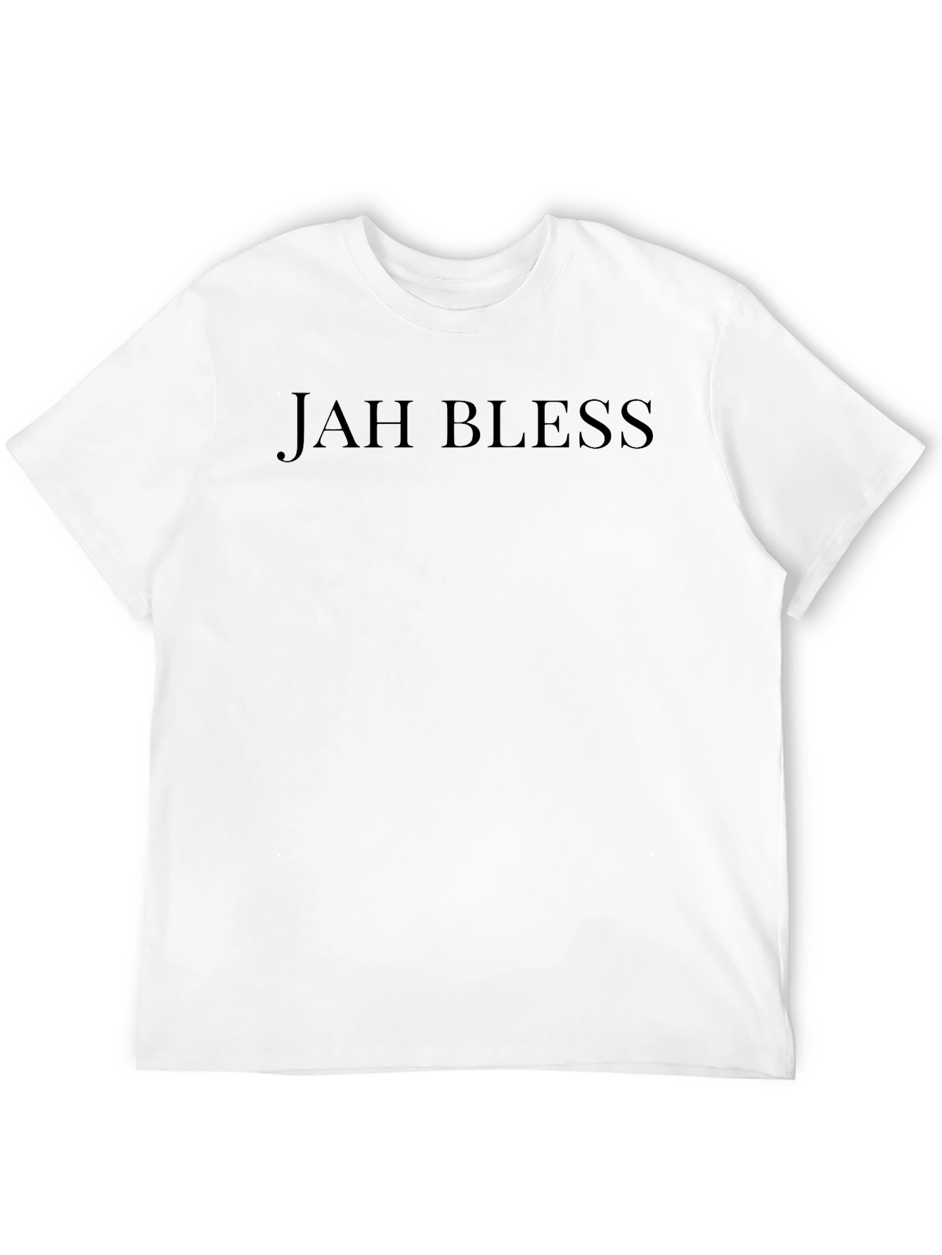 JAH BLESS Black T-Shirt - Classic Crew Neck Tee