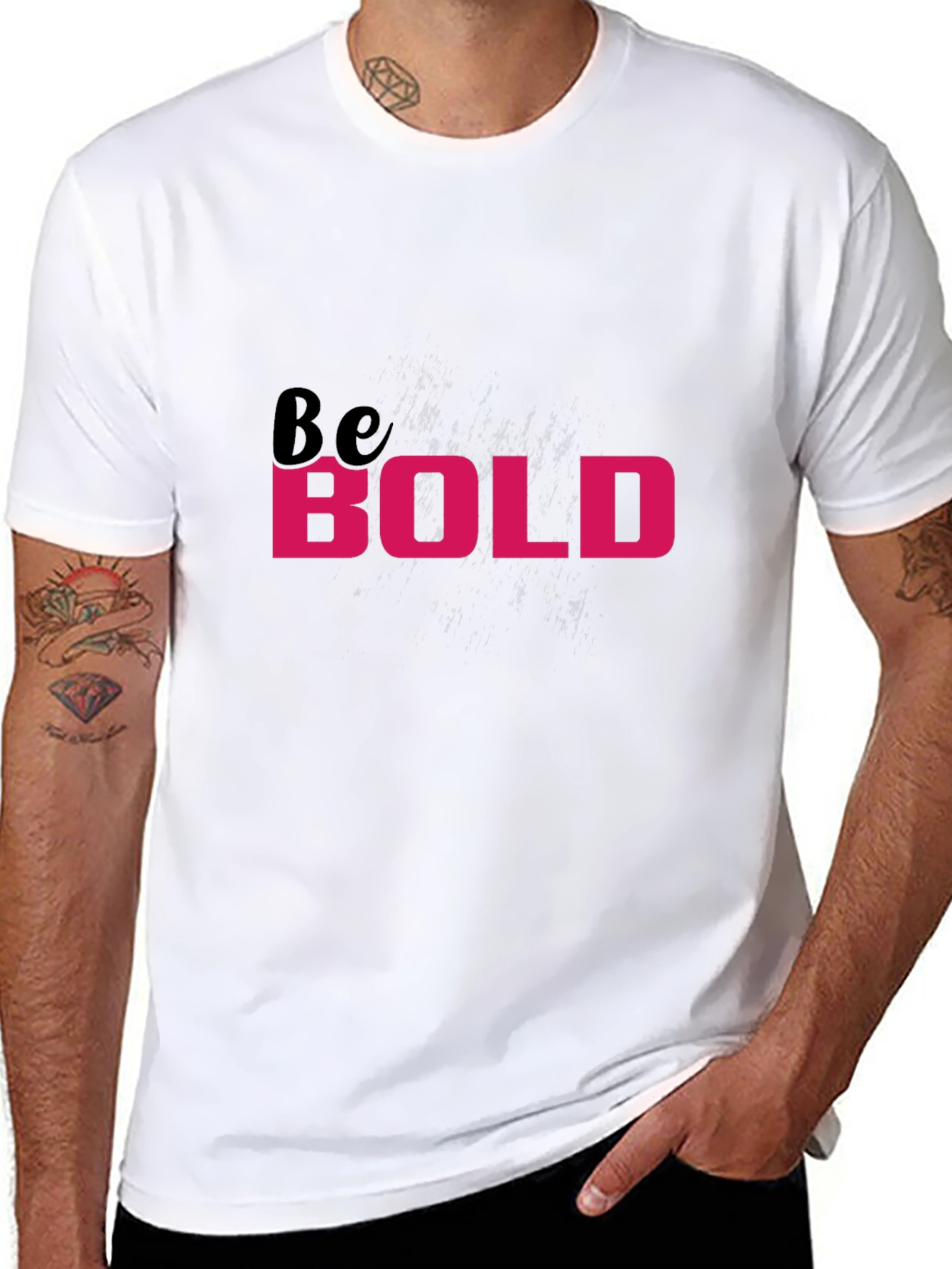 Be Bold Graphic T-Shirt - Black