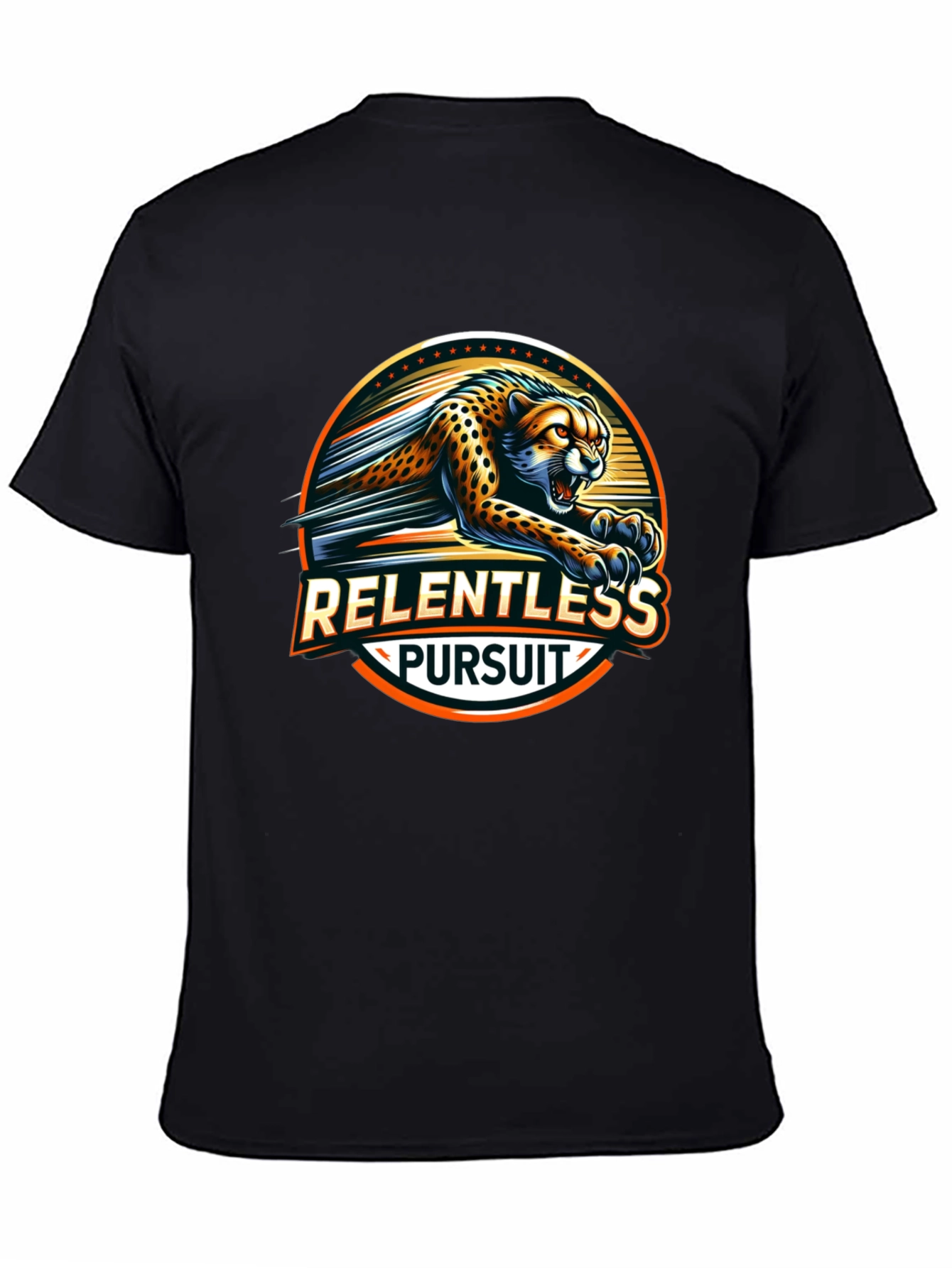 Relentless Pursuit Cheetah Graphic T-Shirt