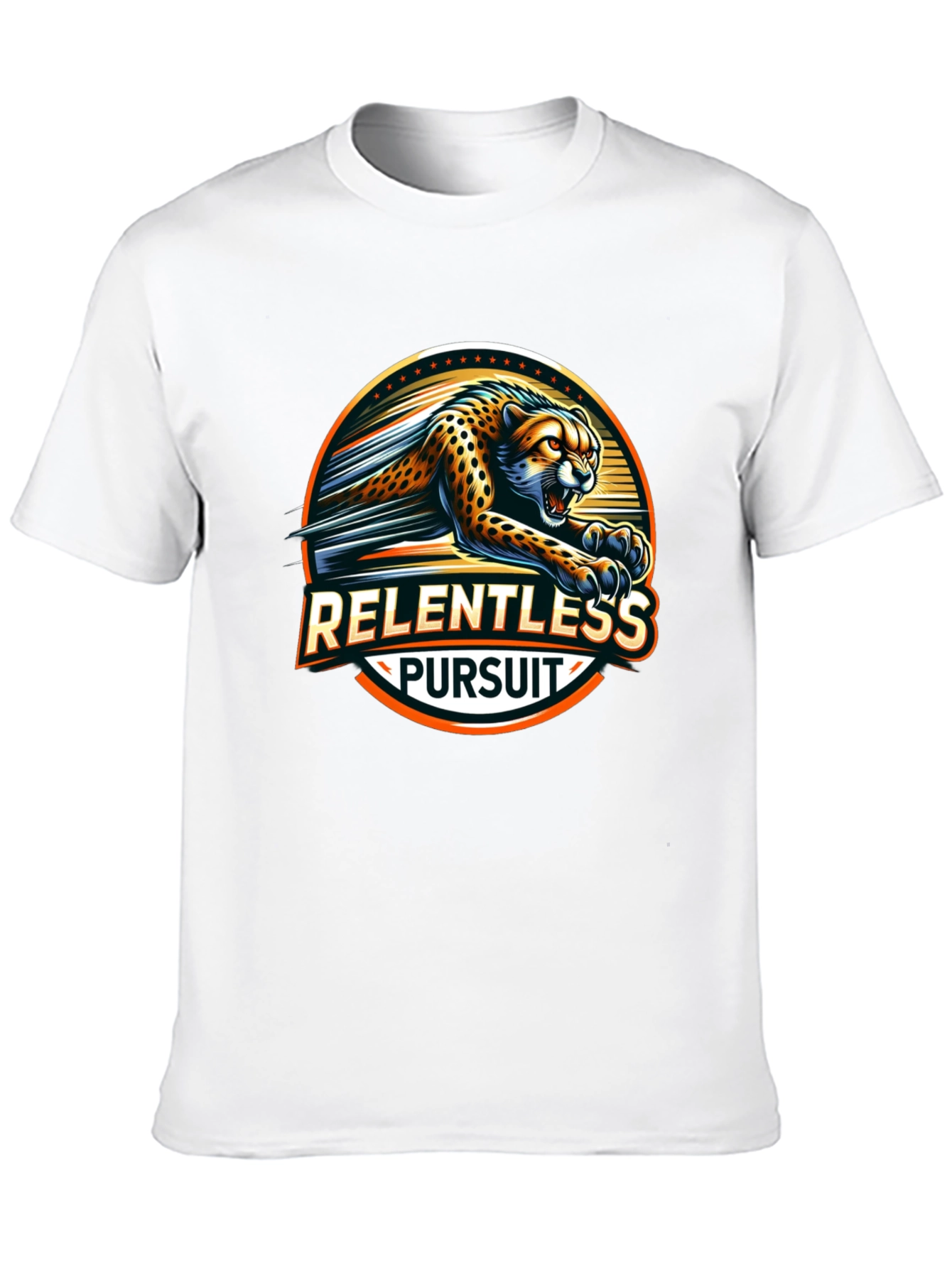Relentless Pursuit Cheetah Graphic T-Shirt