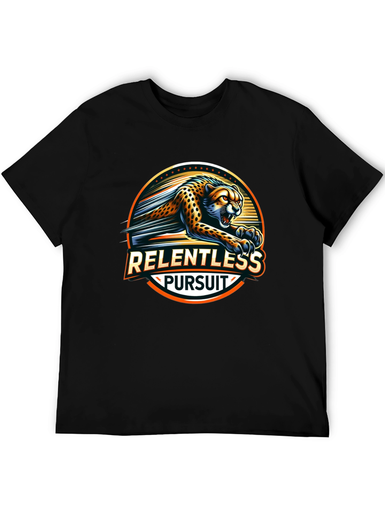 Relentless Pursuit Cheetah Graphic T-Shirt