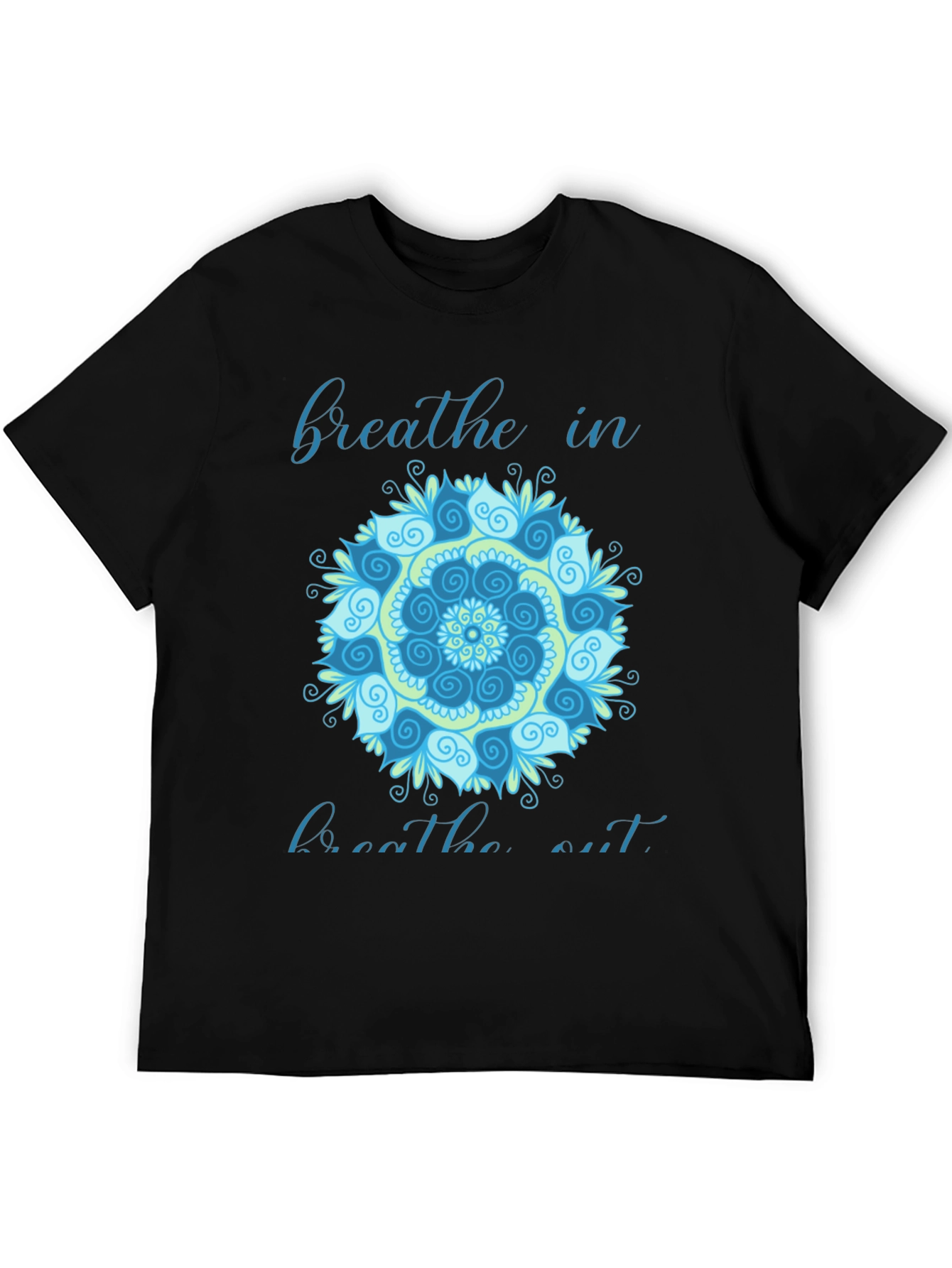 Breathe In Breathe Out Mandala T-Shirt