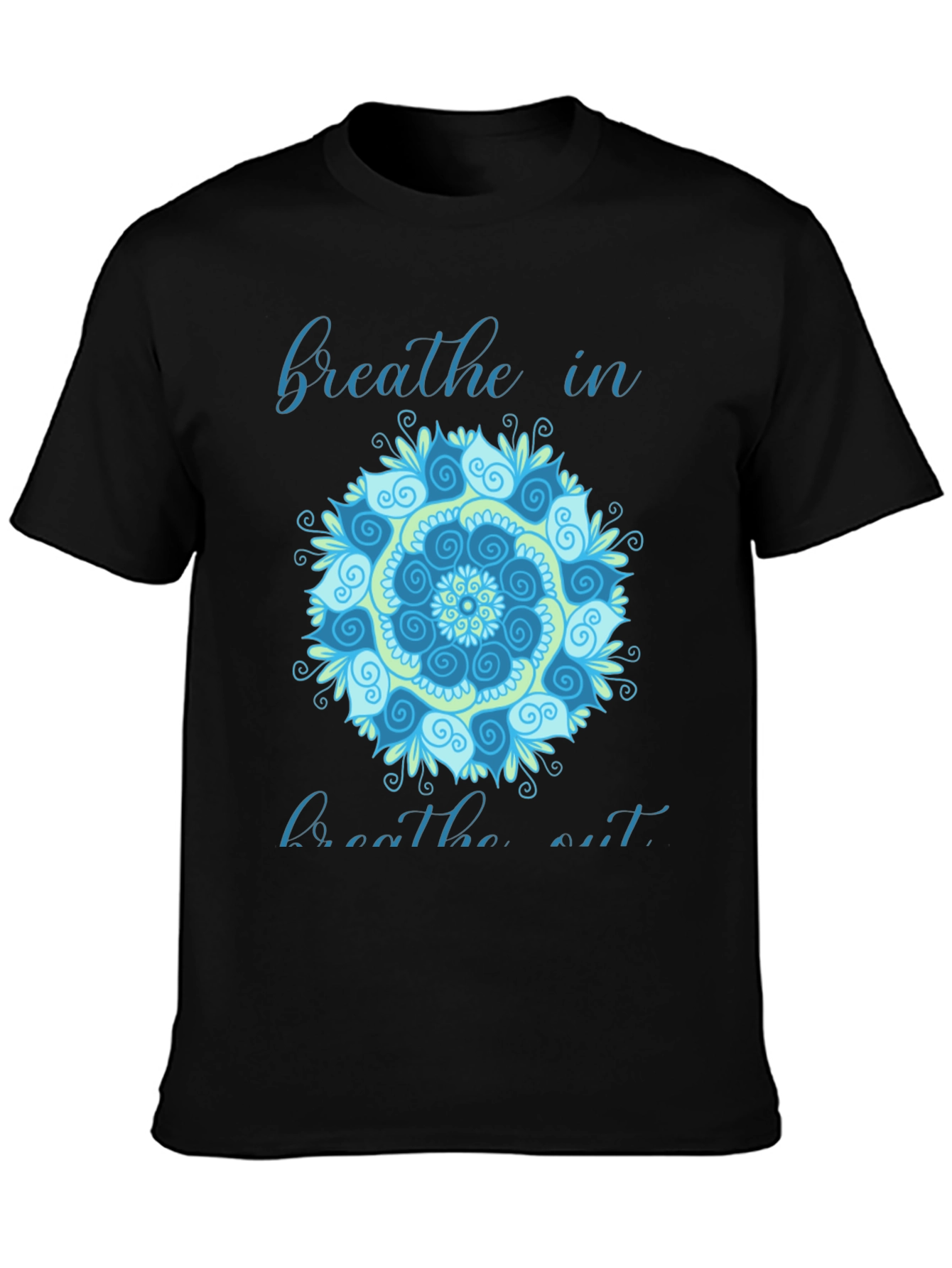 Breathe In Breathe Out Mandala T-Shirt