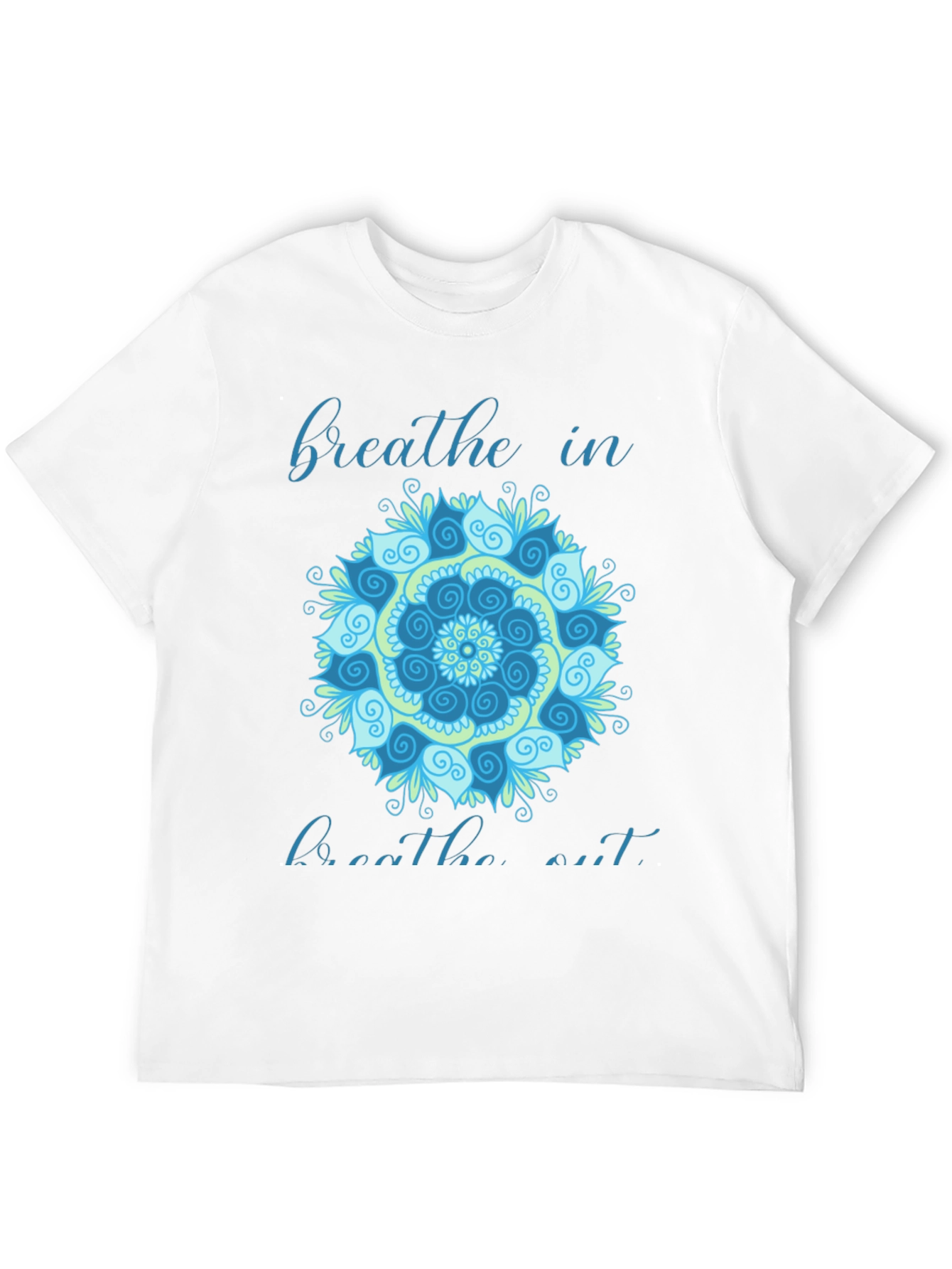 Breathe In Breathe Out Mandala T-Shirt