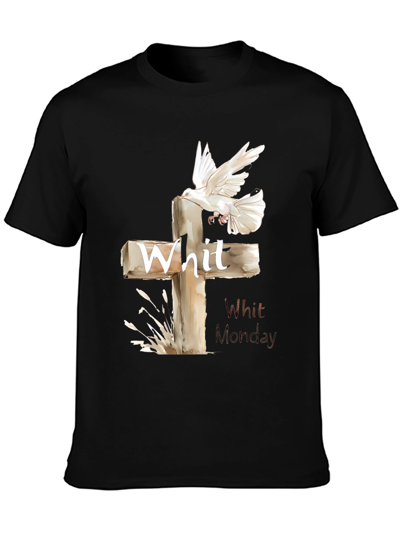 Whit Monday T-Shirt with Cross and Dove