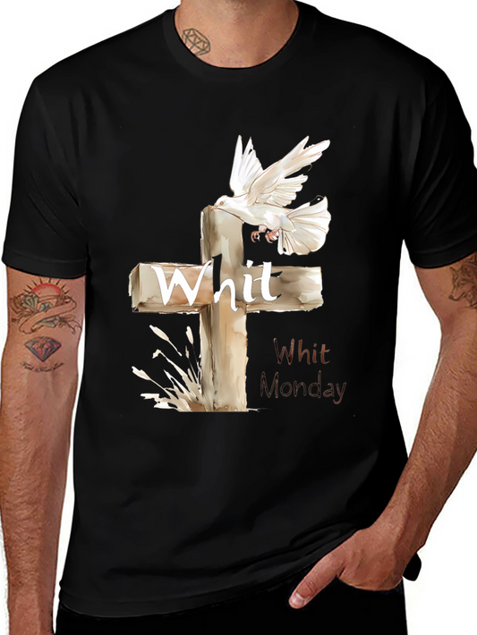 Whit Monday T-Shirt with Cross and Dove