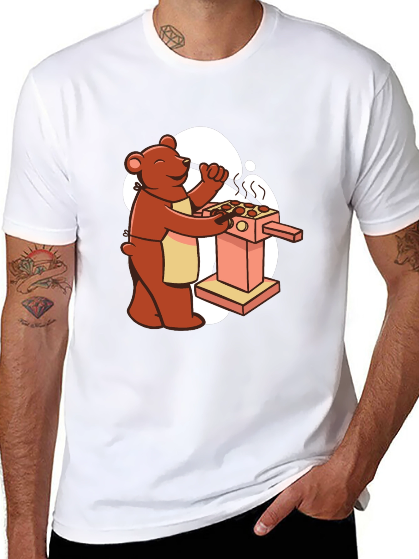 Bear Chef T-Shirt - Culinary Bearbecue