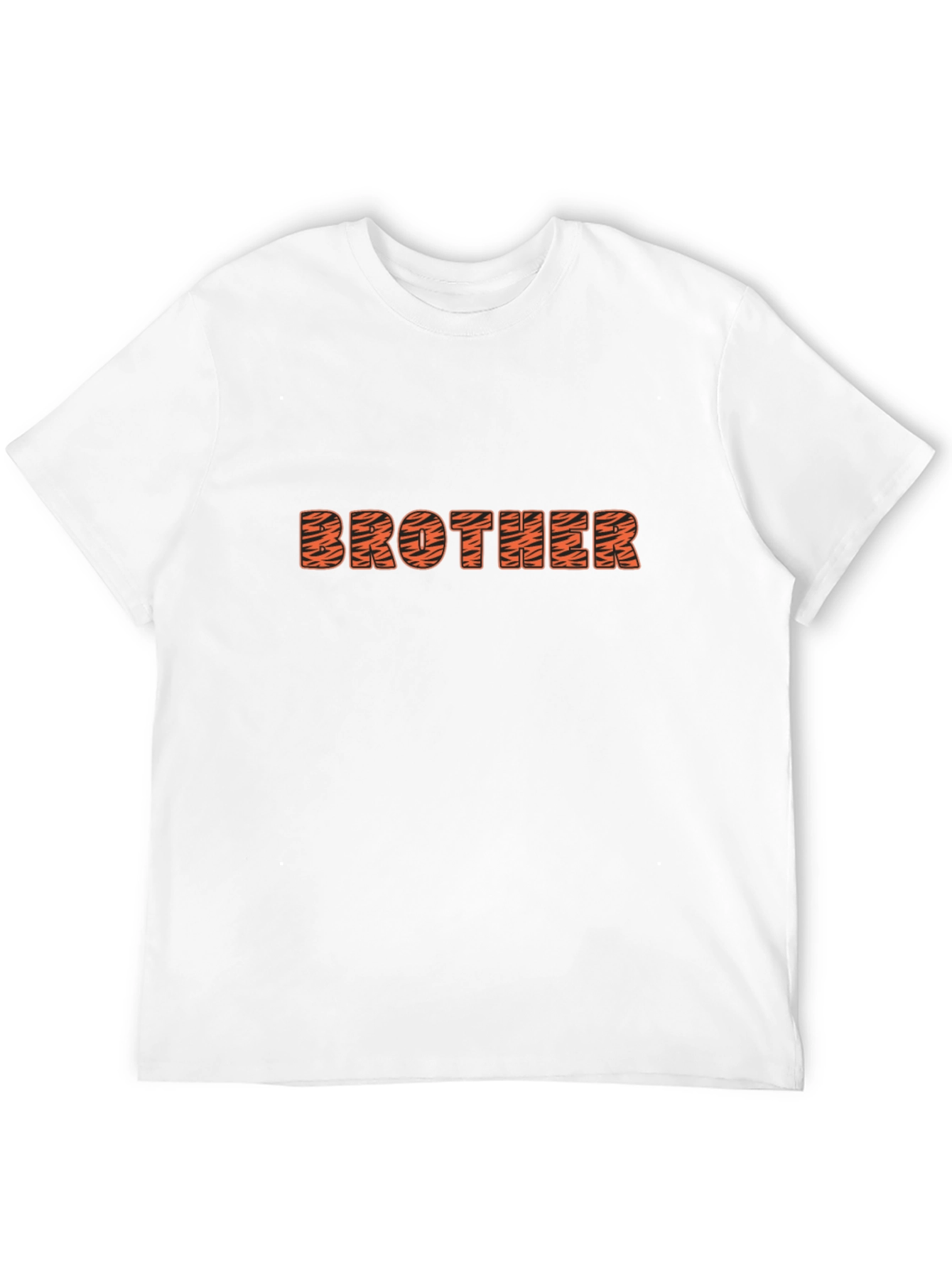 Brother Tiger Print Black T-Shirt