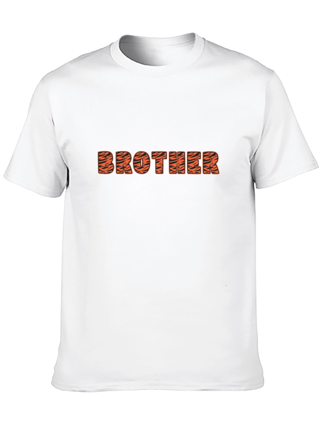 Brother Tiger Print Black T-Shirt