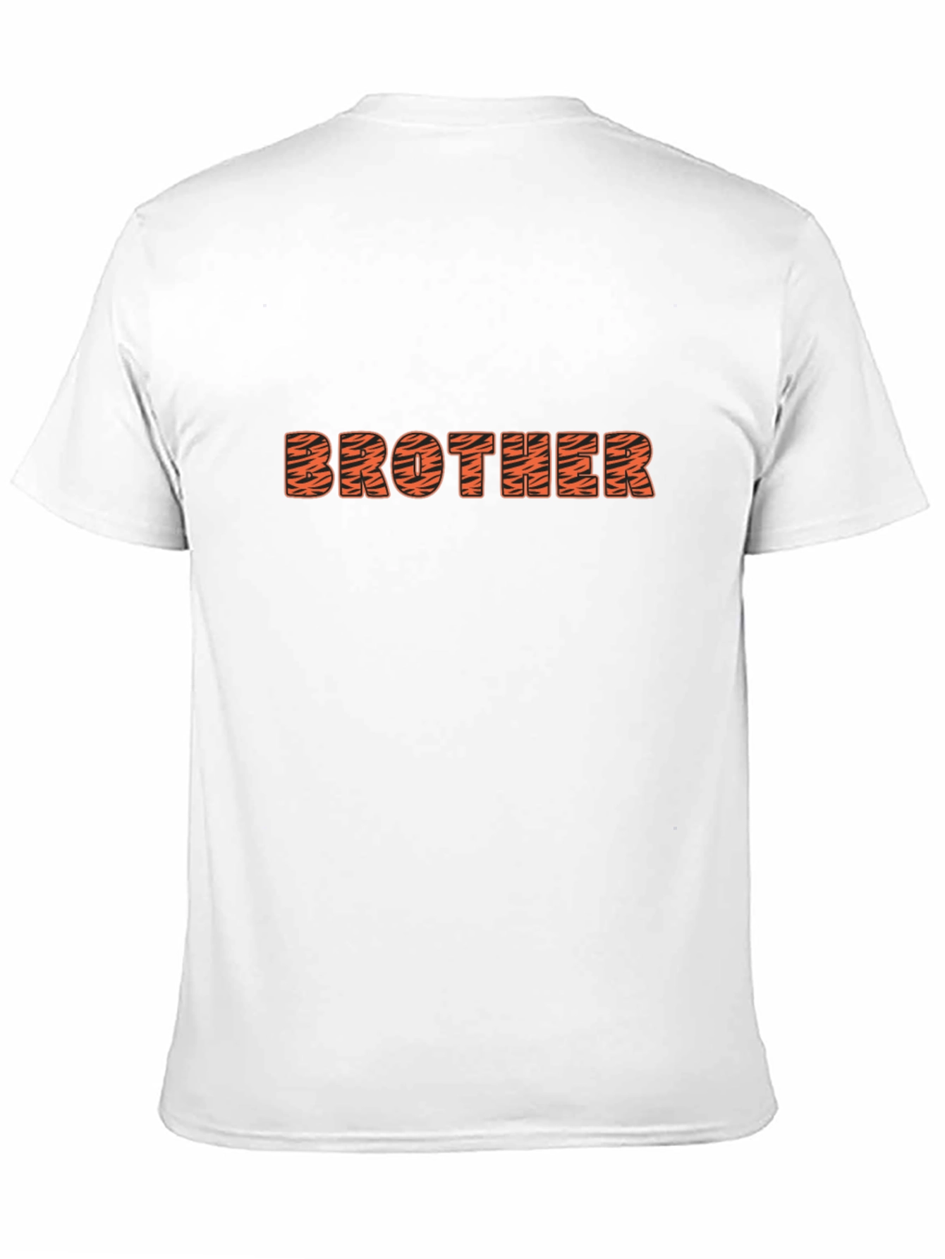 Brother Tiger Print Black T-Shirt