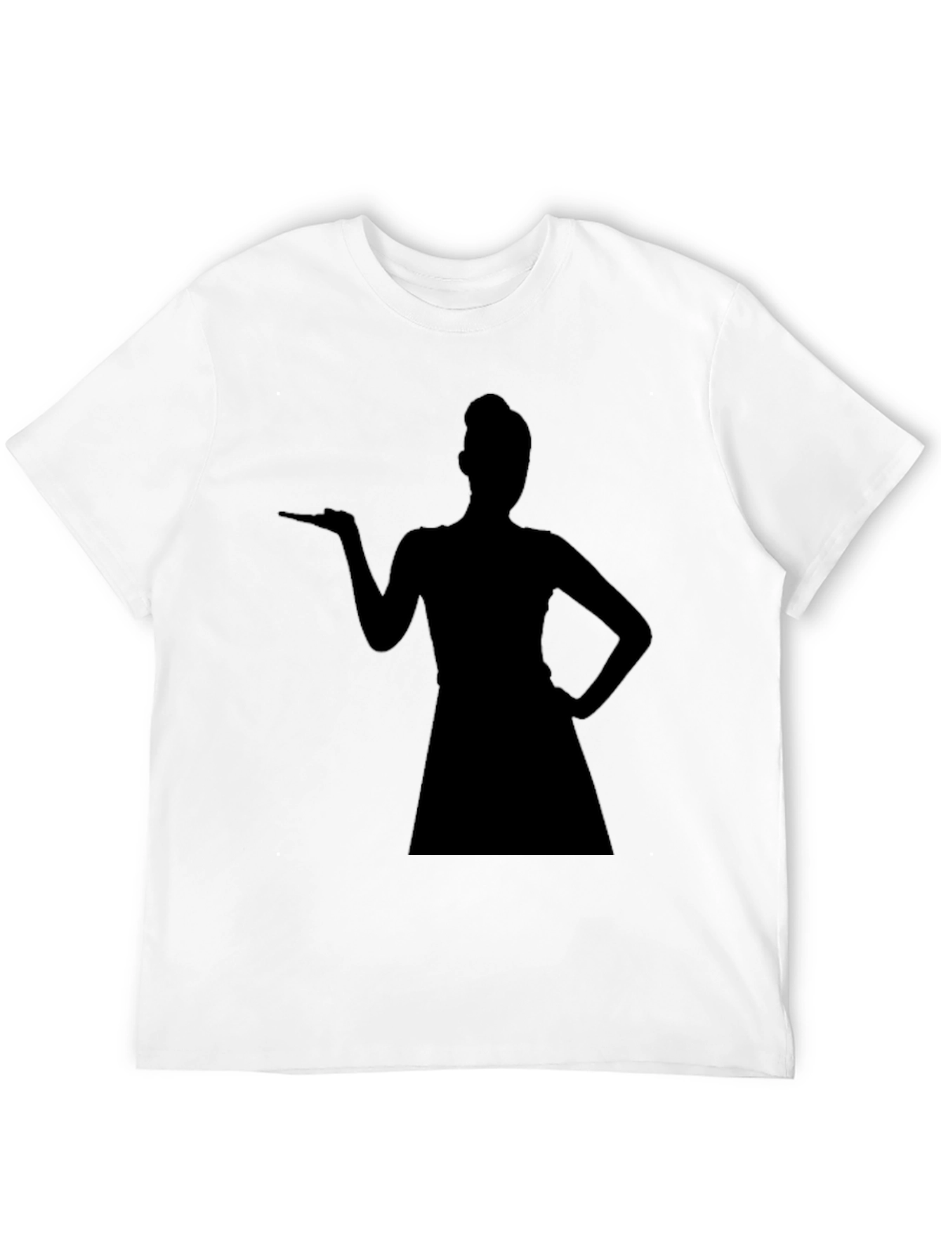Silhouette Woman Graphic Tee - Classic Black T-Shirt