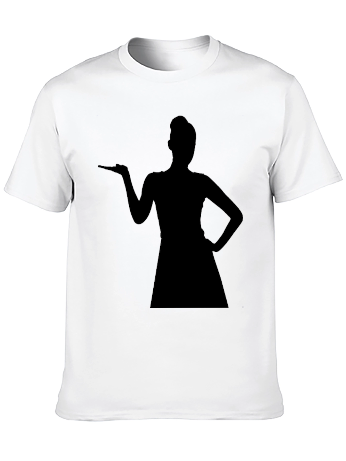 Silhouette Woman Graphic Tee - Classic Black T-Shirt