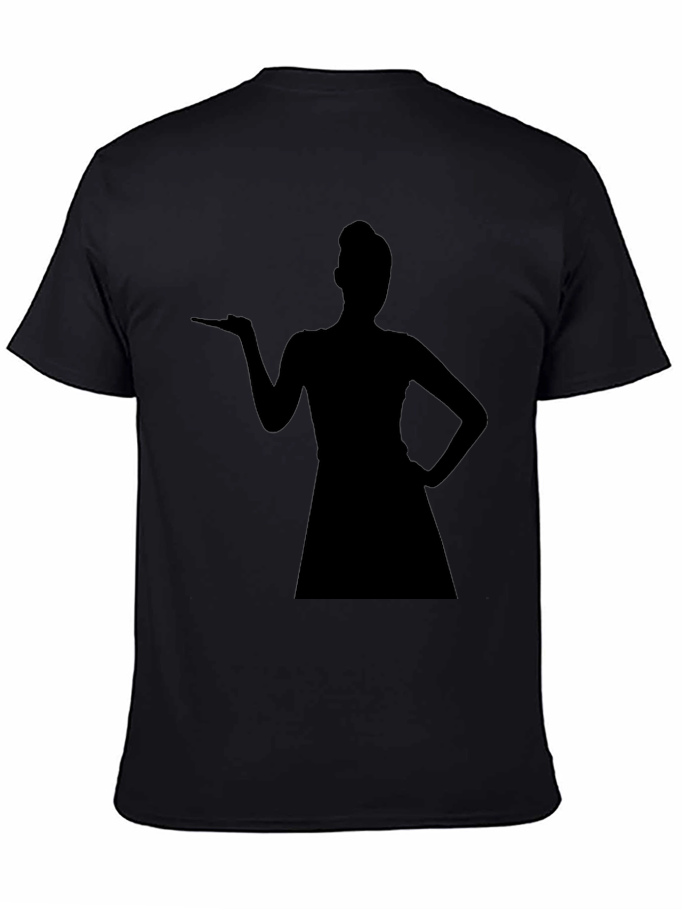 Silhouette Woman Graphic Tee - Classic Black T-Shirt