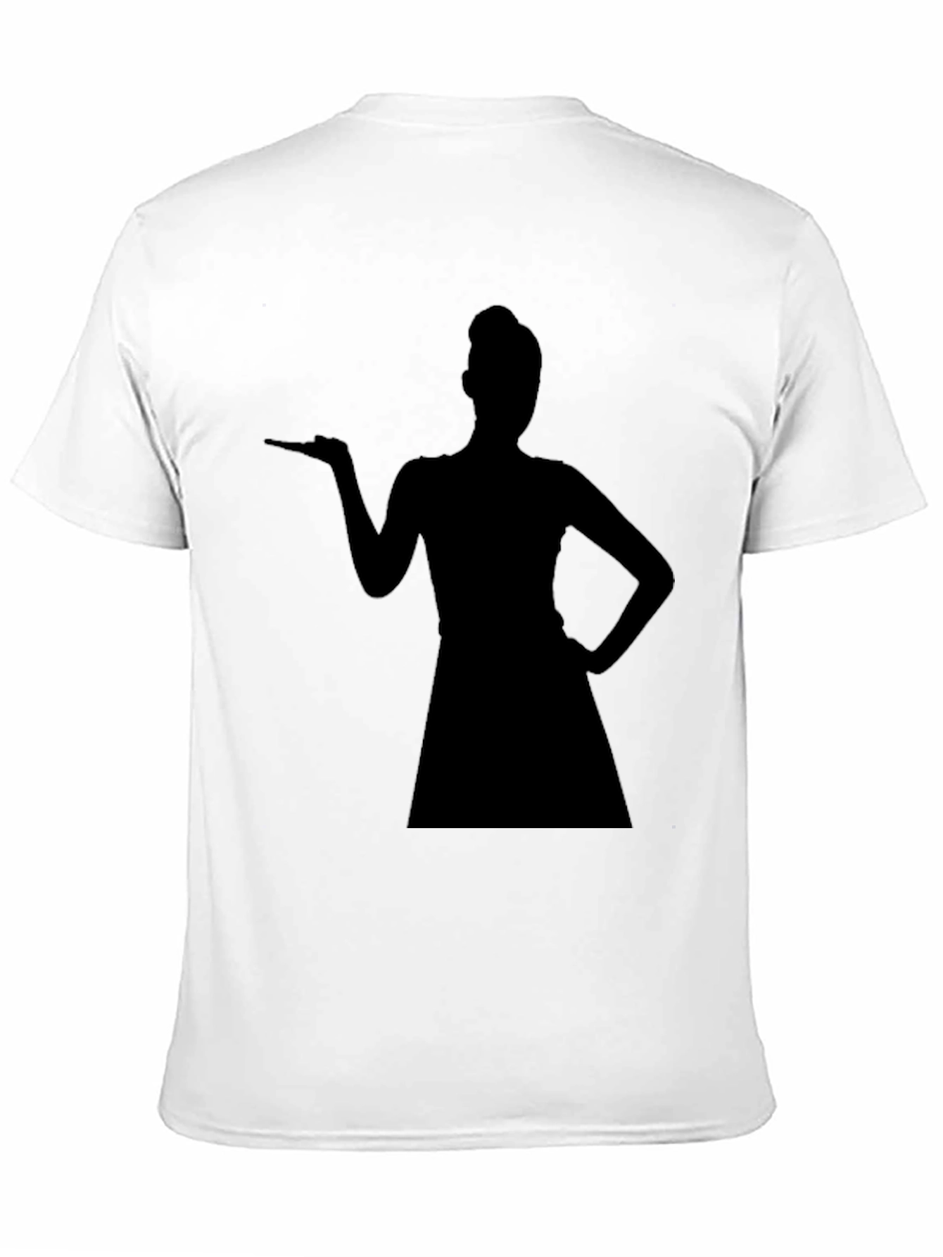 Silhouette Woman Graphic Tee - Classic Black T-Shirt