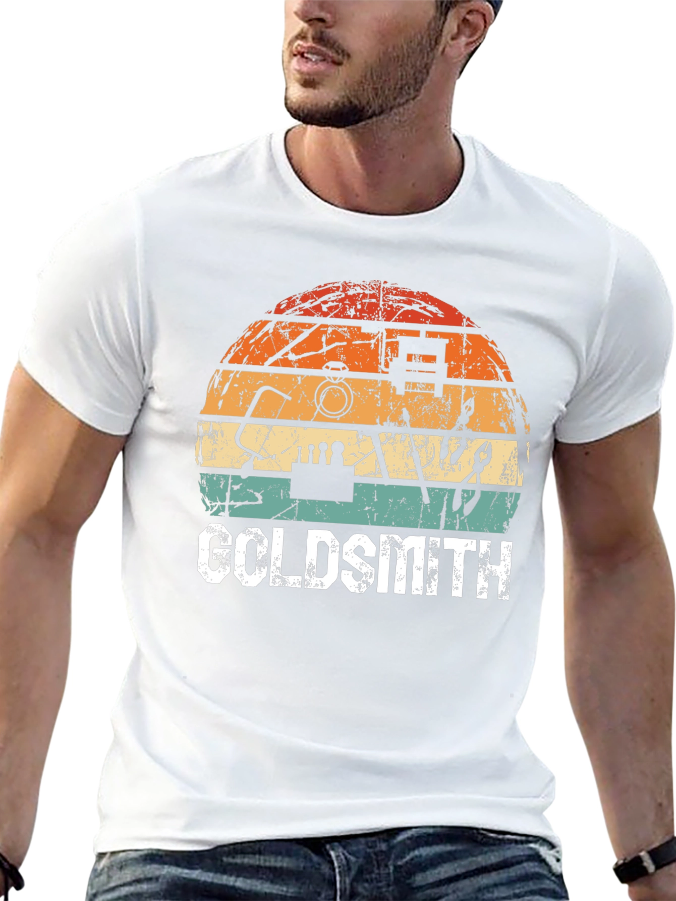 Retro Goldsmith T-Shirt - Jewelry Maker Tee