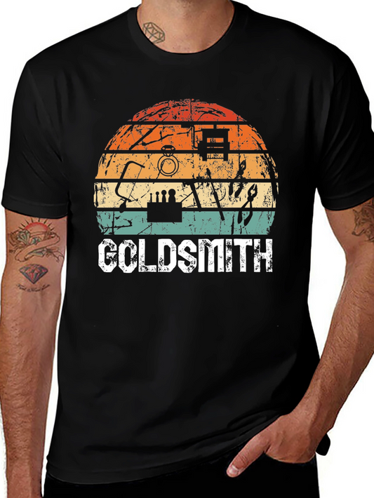 Retro Goldsmith T-Shirt - Jewelry Maker Tee