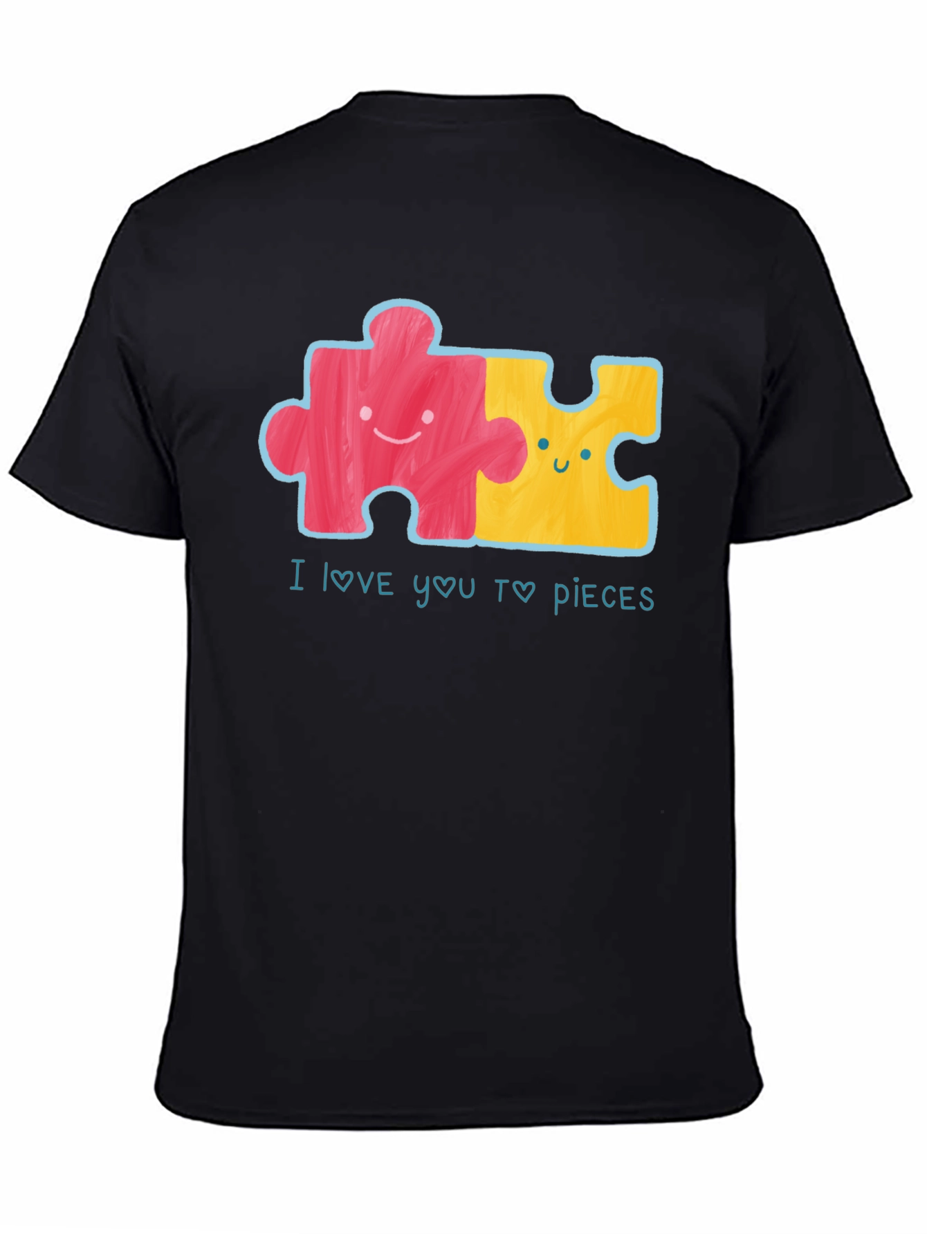 I Love You To Pieces Puzzle T-Shirt
