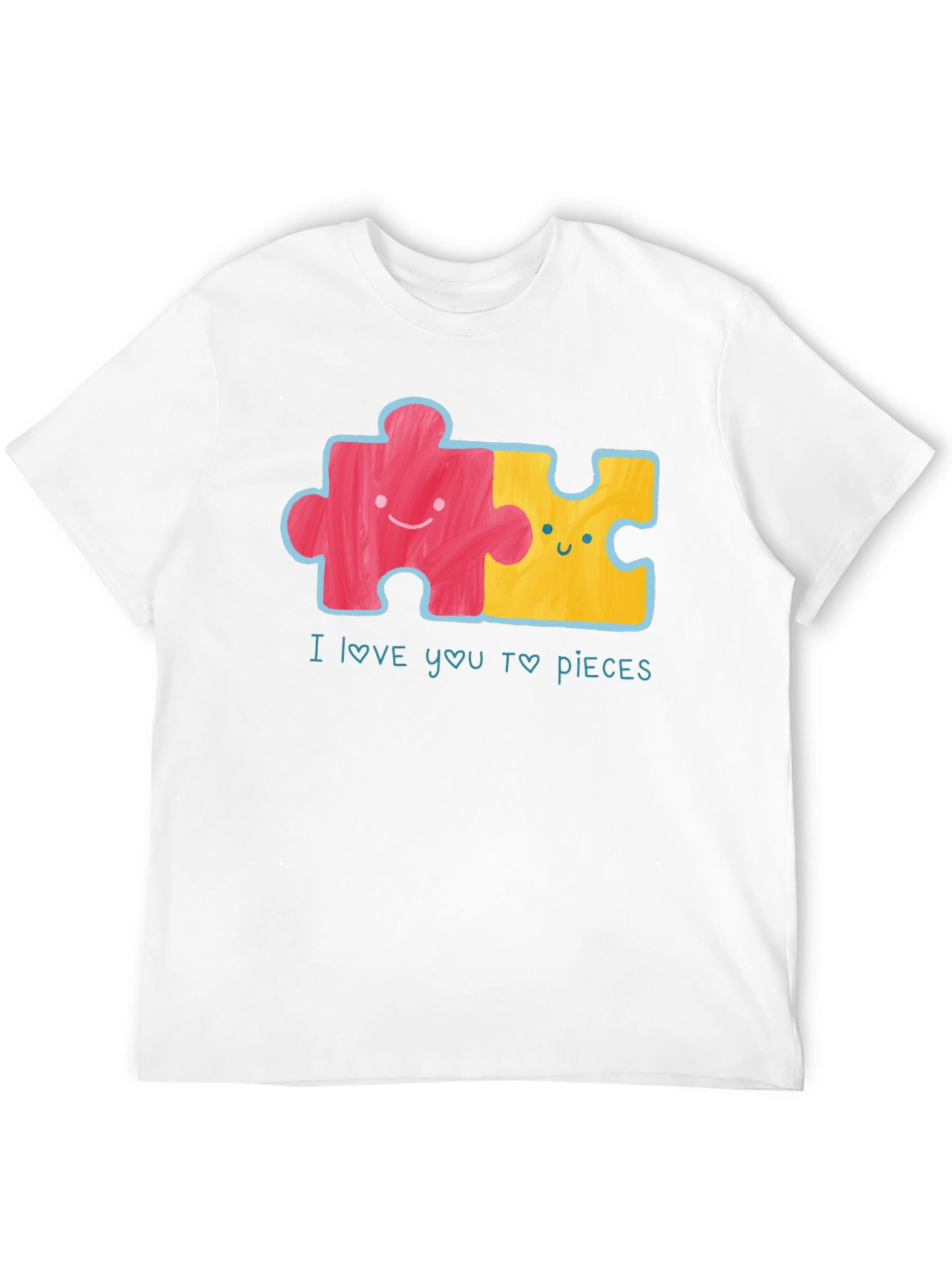 I Love You To Pieces Puzzle T-Shirt