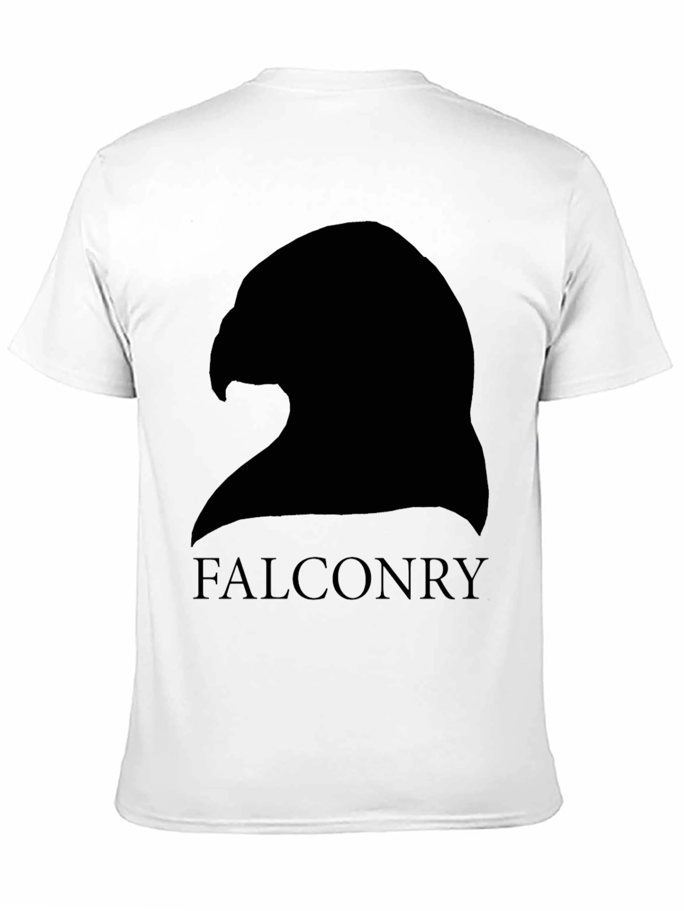 Falconry Silhouette Graphic Tee - Black