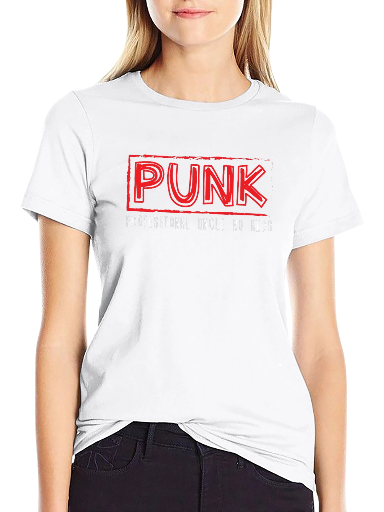 Punk Professional Uncle No Kids T-Shirt - Black