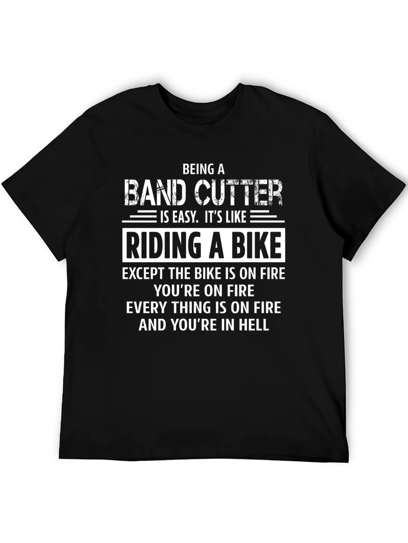 Band Cutter Hell Graphic T-Shirt