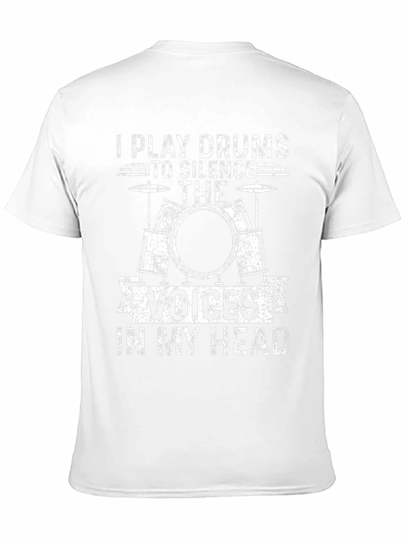 Drummer T-Shirt: Silence the Voices Tee