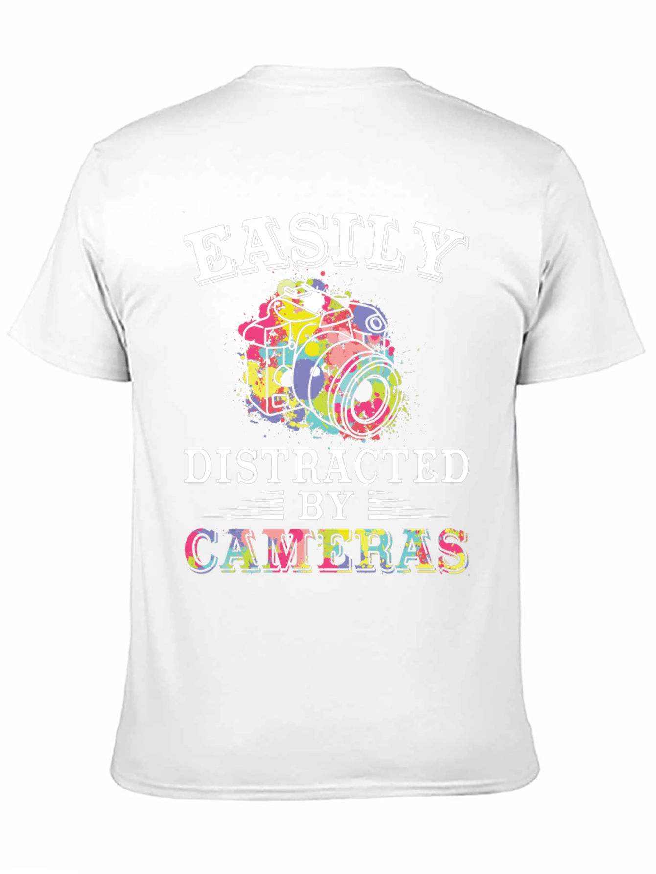 Easily Distracted By Cameras Graphic T-Shirt