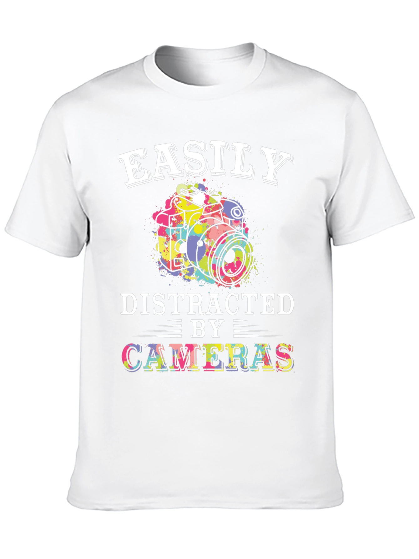 Easily Distracted By Cameras Graphic T-Shirt