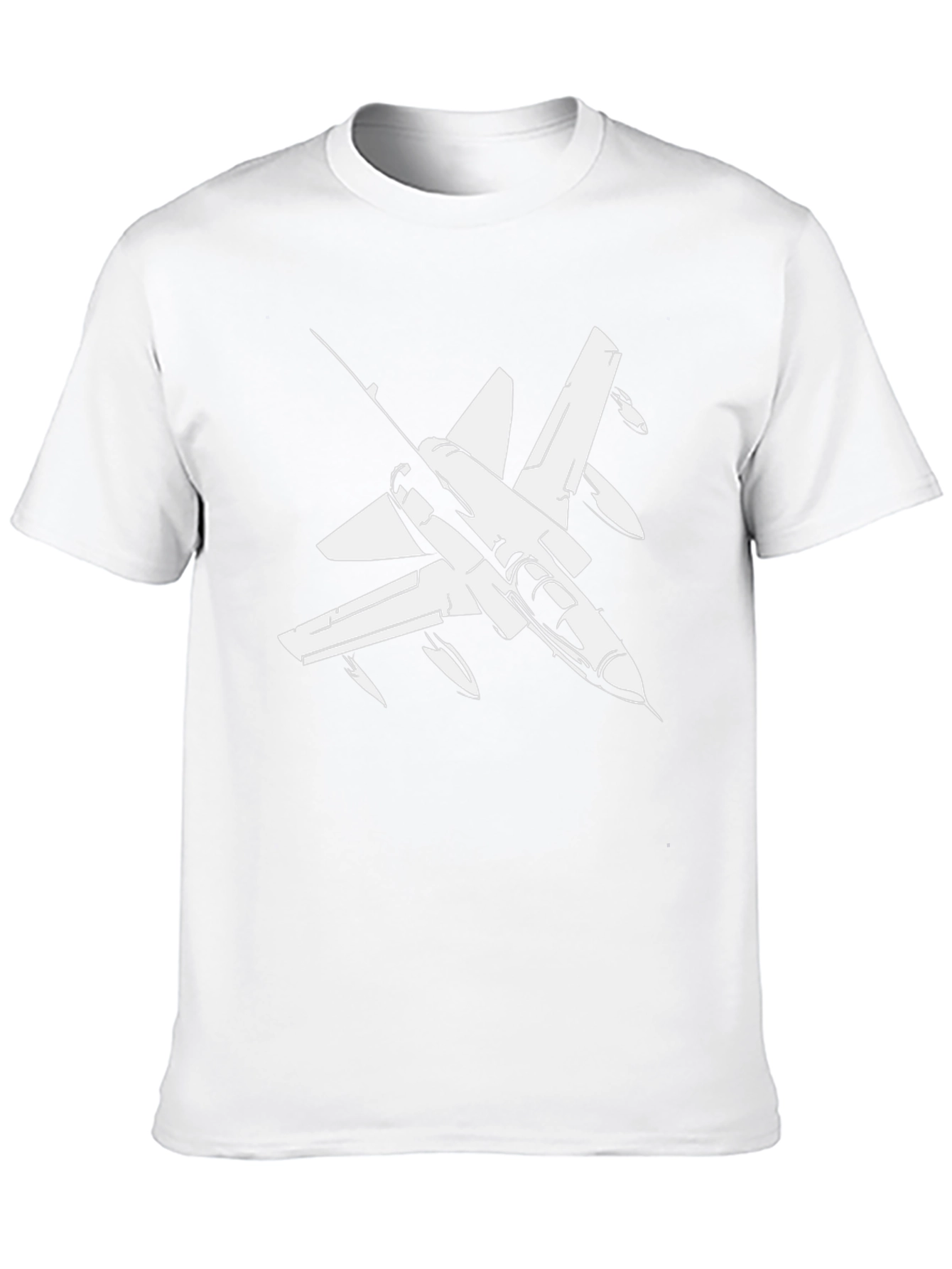Jet Fighter Graphic Tee - Military Plane T-Shirt