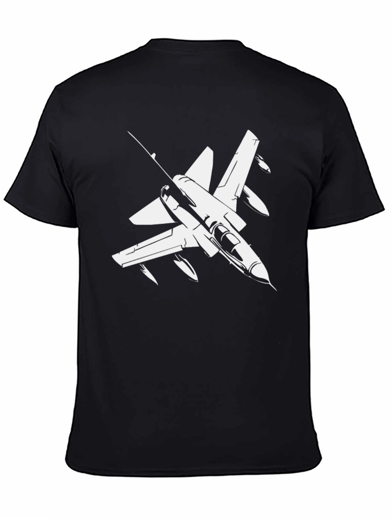 Jet Fighter Graphic Tee - Military Plane T-Shirt