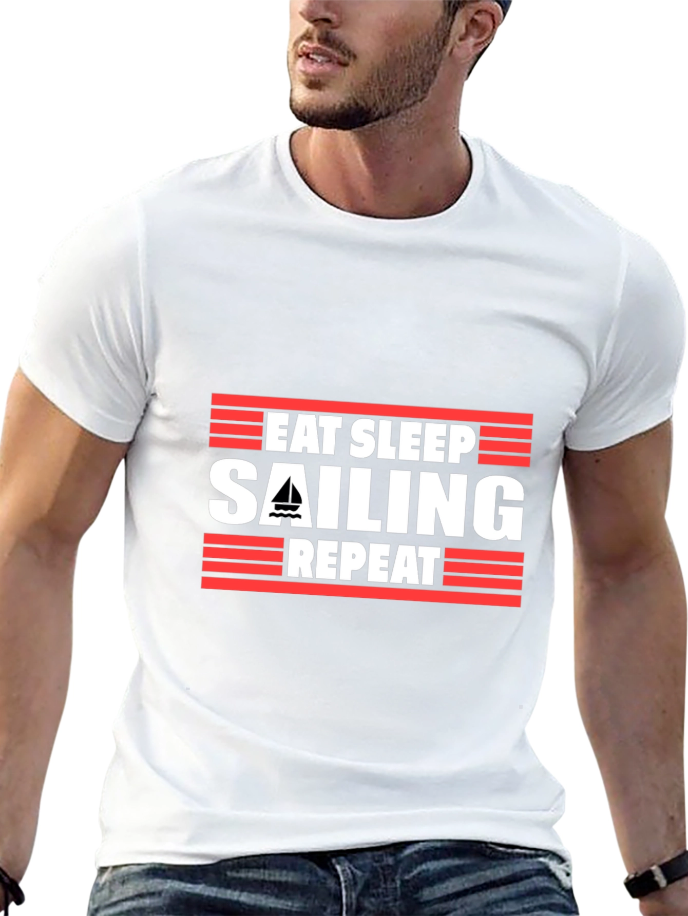 Eat Sleep Sailing Repeat T-Shirt