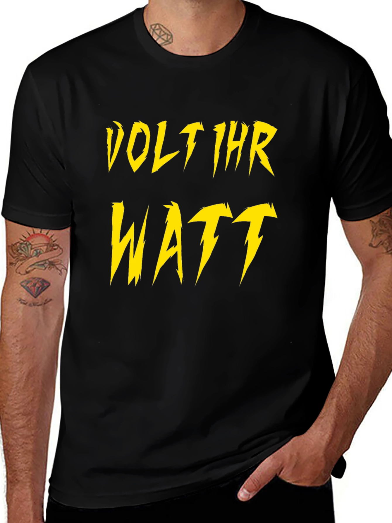 Volt Ihr Watt T-Shirt - Electrician Humor Tee