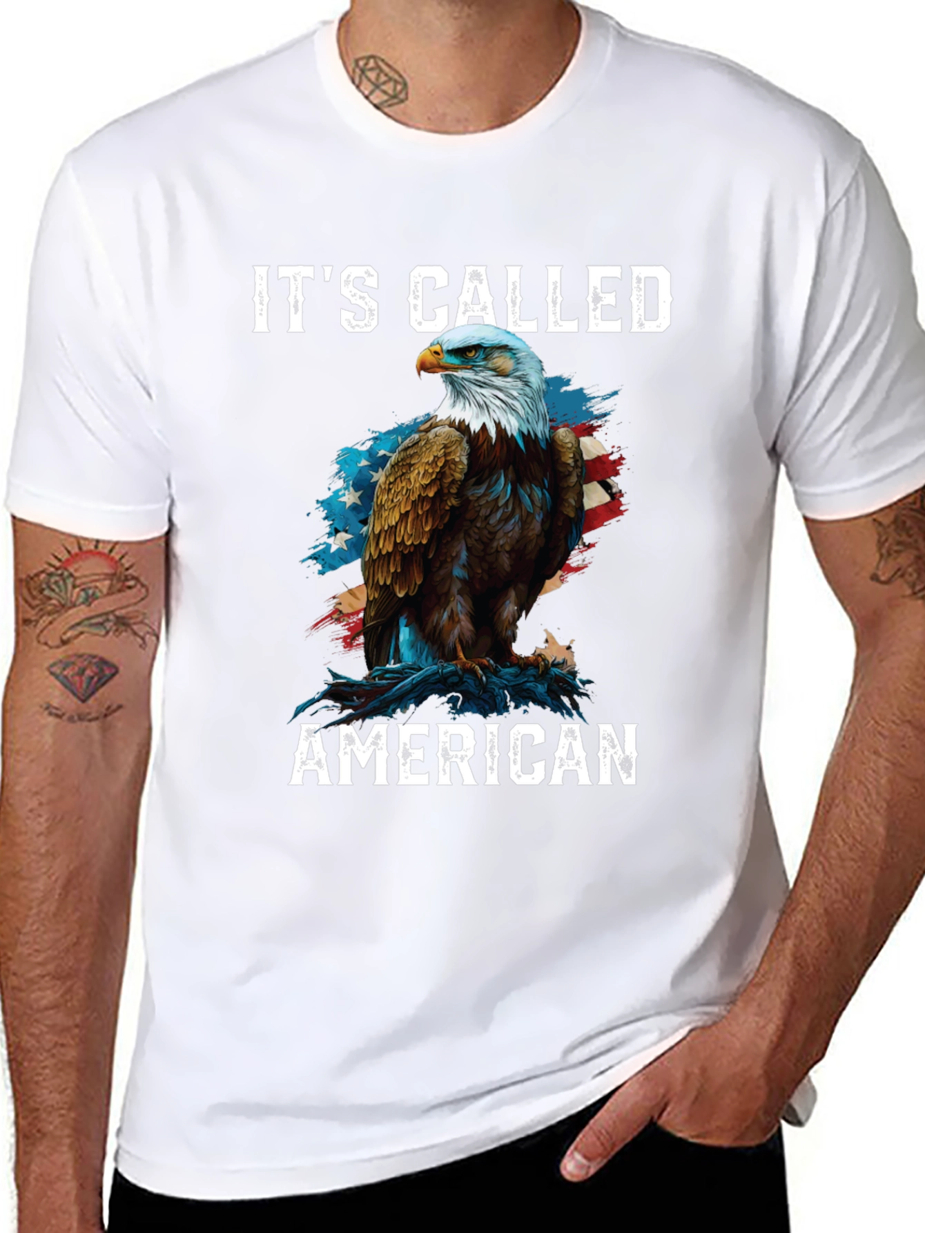 American Eagle Patriotic T-Shirt