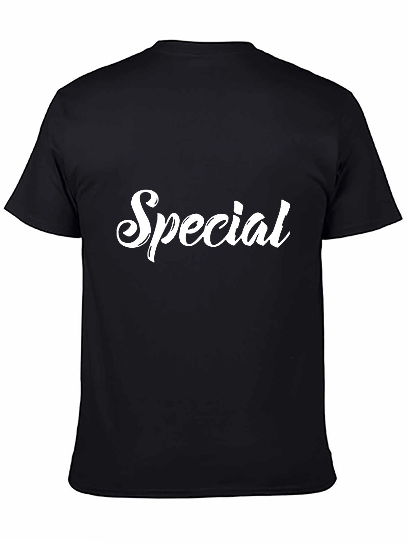 Special Graphic Tee - Trendy Black T-Shirt