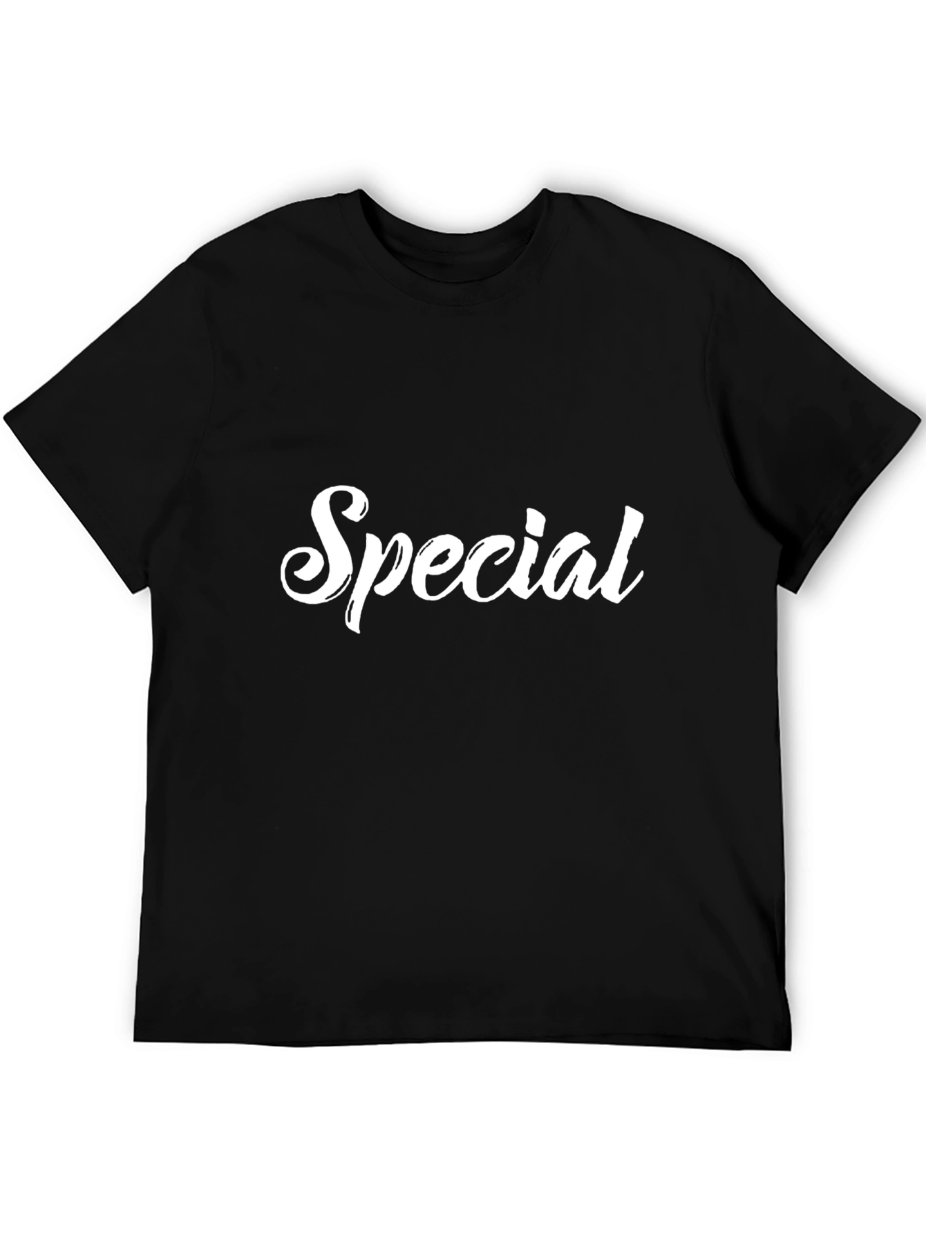 Special Graphic Tee - Trendy Black T-Shirt