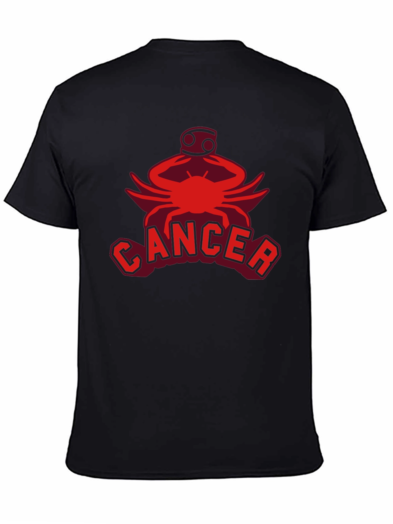 Cancer Zodiac T-Shirt: Red Graphic Tee